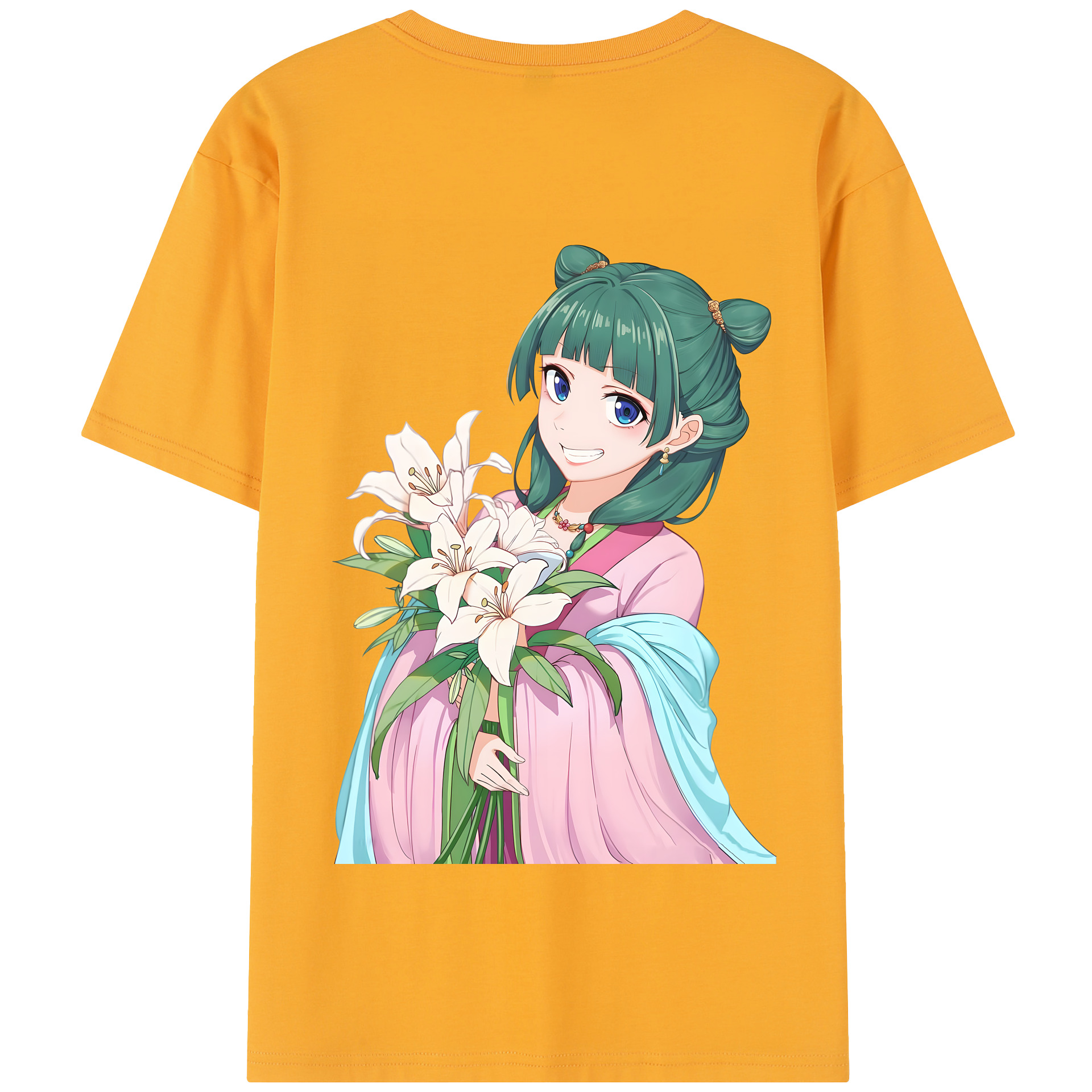 （画像用） 薬屋のひとりごと The Apothecary Diaries 綿100％半袖Tシャツ（背面プリント）