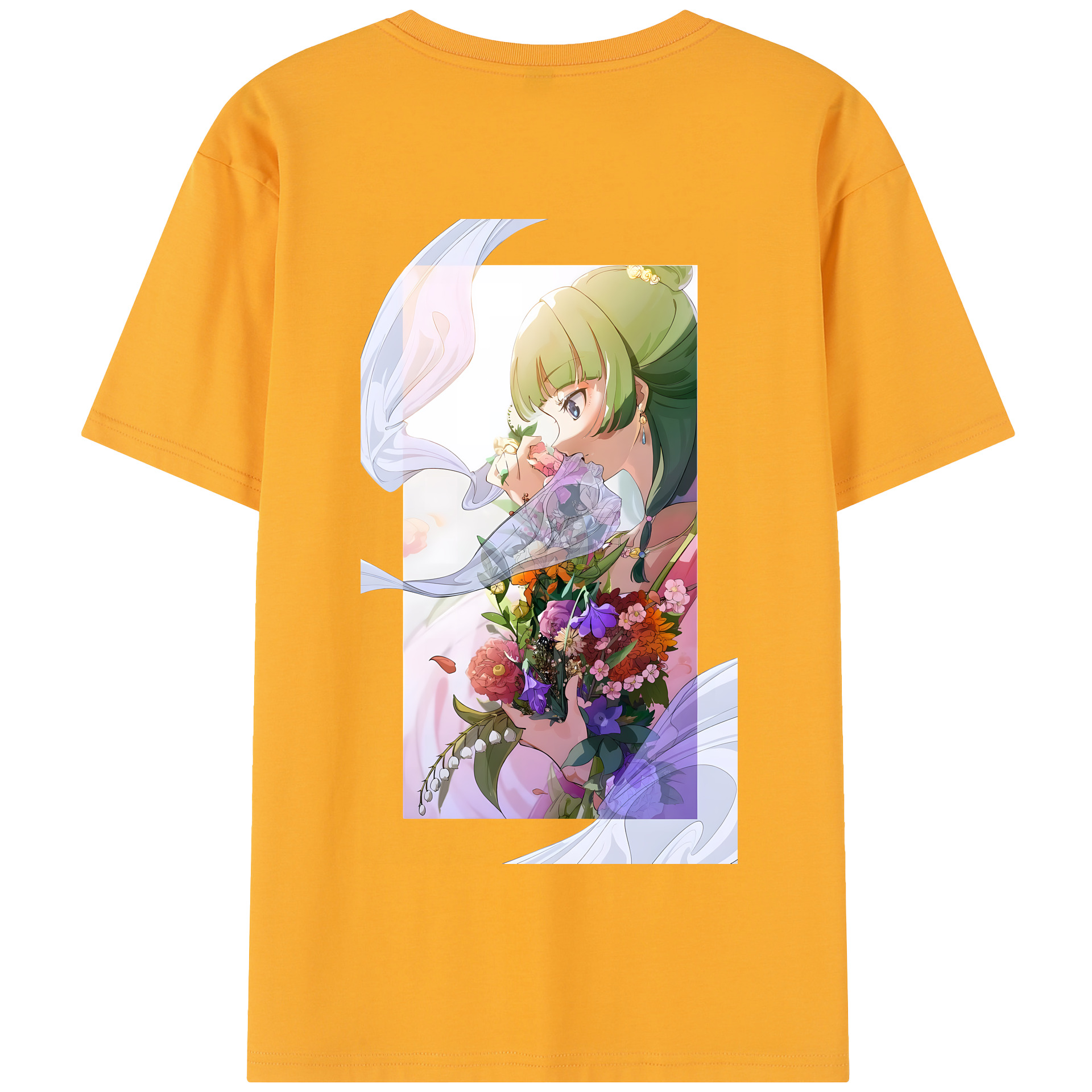 （画像用） 薬屋のひとりごと The Apothecary Diaries 綿100％半袖Tシャツ（背面プリント）