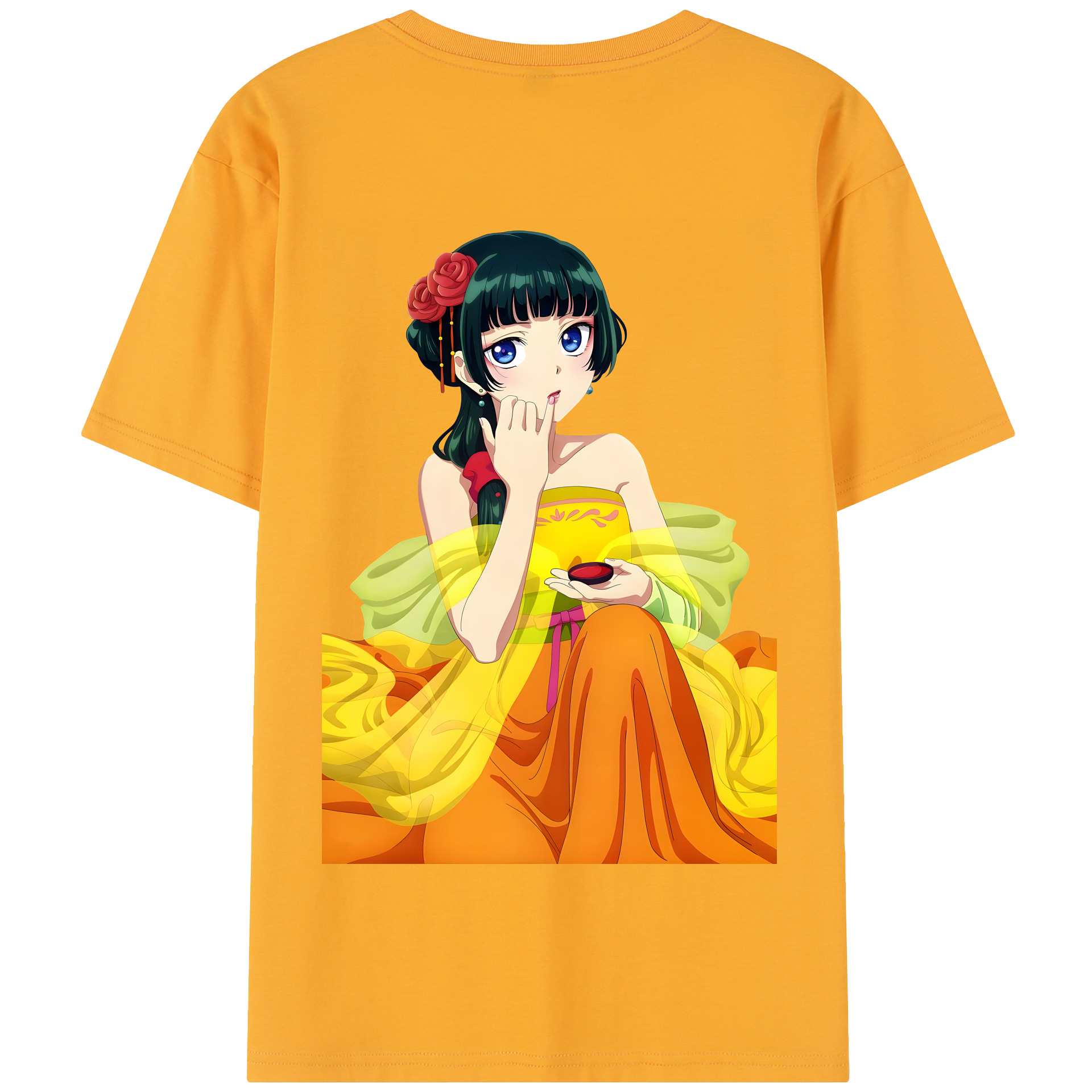 （画像用） 薬屋のひとりごと The Apothecary Diaries 綿100％半袖Tシャツ（背面プリント）