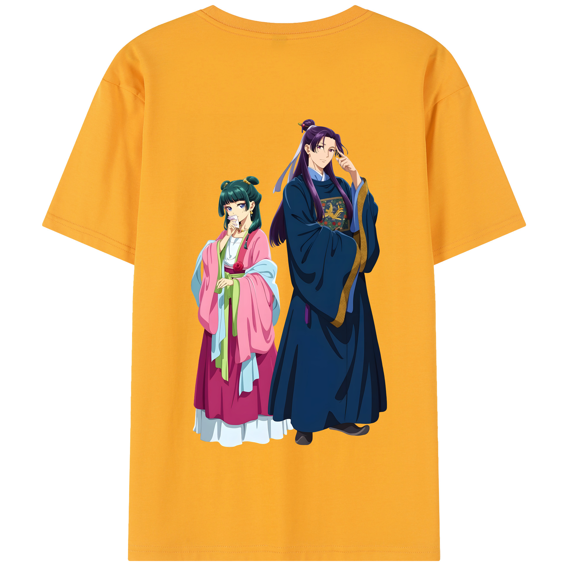 （画像用） 薬屋のひとりごと The Apothecary Diaries 綿100％半袖Tシャツ（背面プリント）