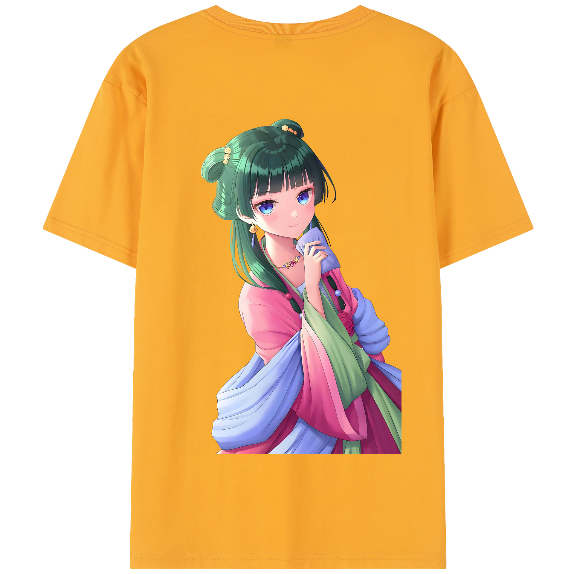 （画像用） 薬屋のひとりごと The Apothecary Diaries 綿100％半袖Tシャツ（背面プリント）