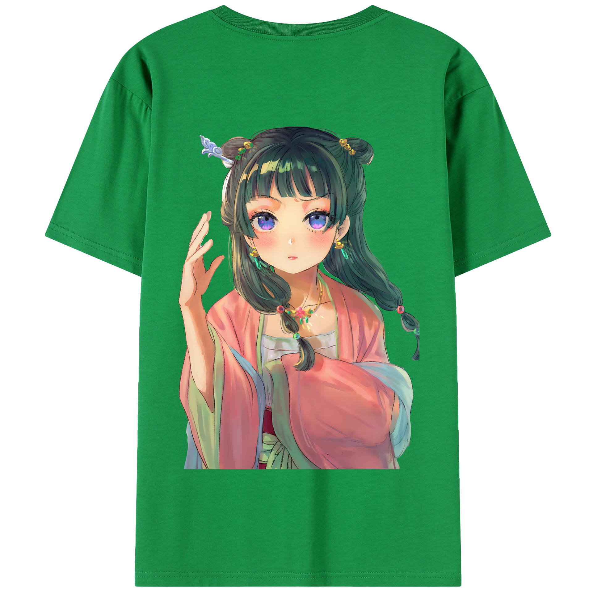 （画像用） 薬屋のひとりごと The Apothecary Diaries 綿100％半袖Tシャツ（背面プリント）