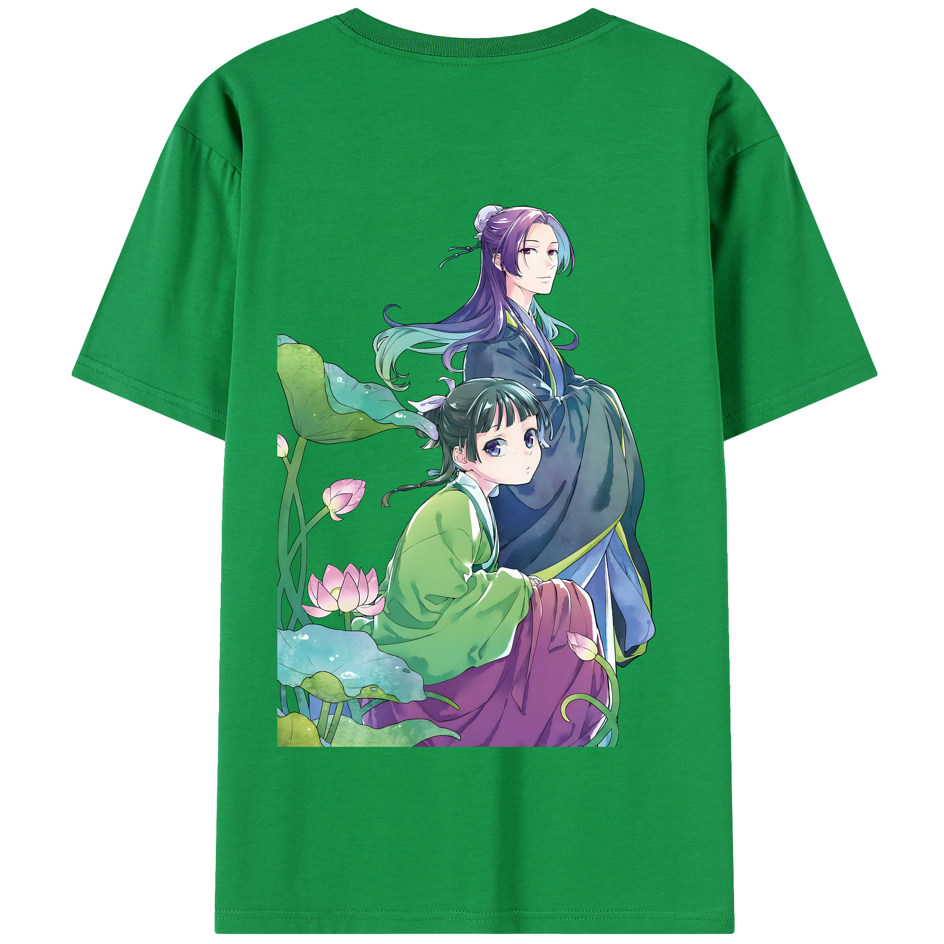 （画像用） 薬屋のひとりごと The Apothecary Diaries 綿100％半袖Tシャツ（背面プリント）