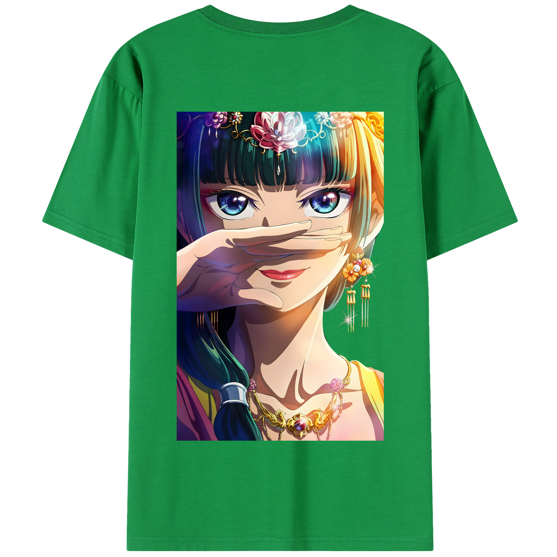 （画像用） 薬屋のひとりごと The Apothecary Diaries 綿100％半袖Tシャツ（背面プリント）