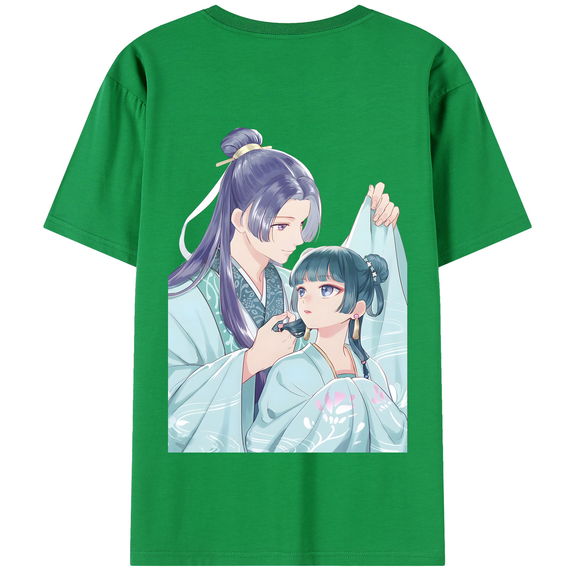 （画像用） 薬屋のひとりごと The Apothecary Diaries 綿100％半袖Tシャツ（背面プリント）