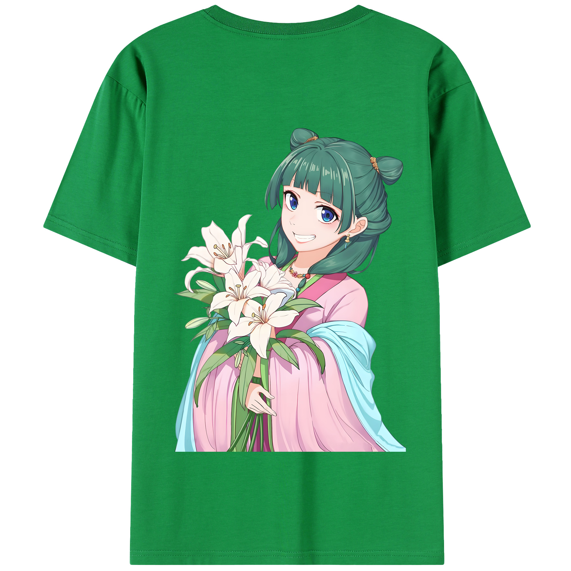 （画像用） 薬屋のひとりごと The Apothecary Diaries 綿100％半袖Tシャツ（背面プリント）