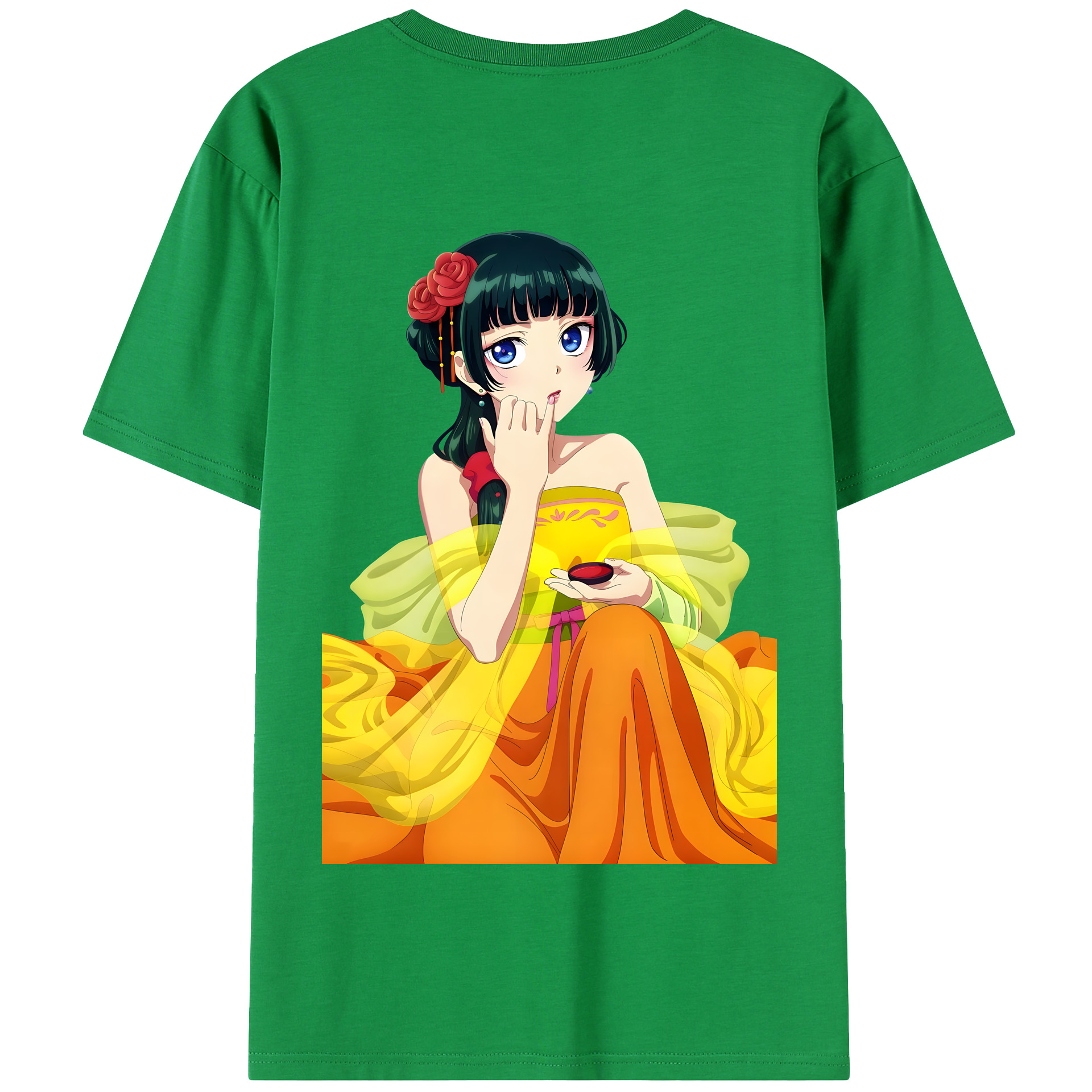 （画像用） 薬屋のひとりごと The Apothecary Diaries 綿100％半袖Tシャツ（背面プリント）