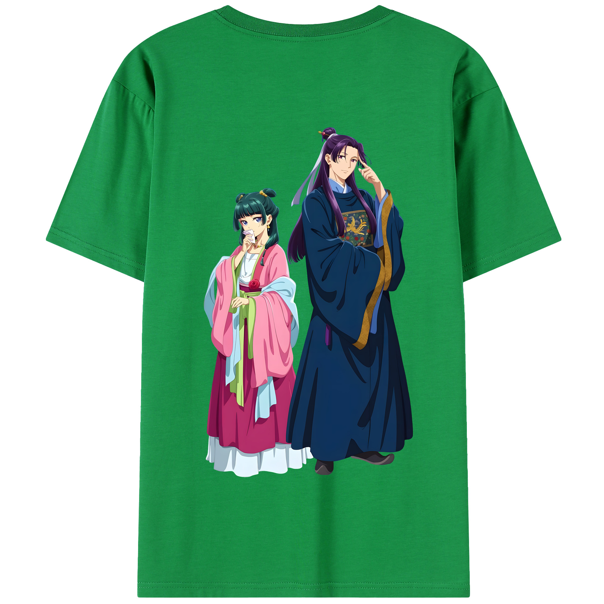 （画像用） 薬屋のひとりごと The Apothecary Diaries 綿100％半袖Tシャツ（背面プリント）