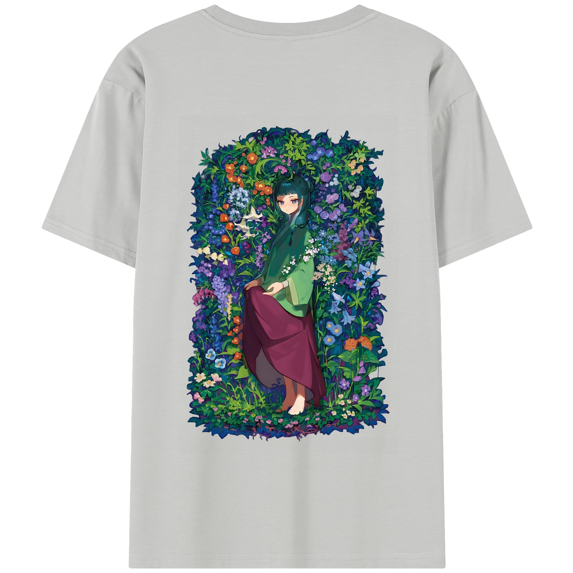 （画像用） 薬屋のひとりごと The Apothecary Diaries 綿100％半袖Tシャツ（背面プリント）