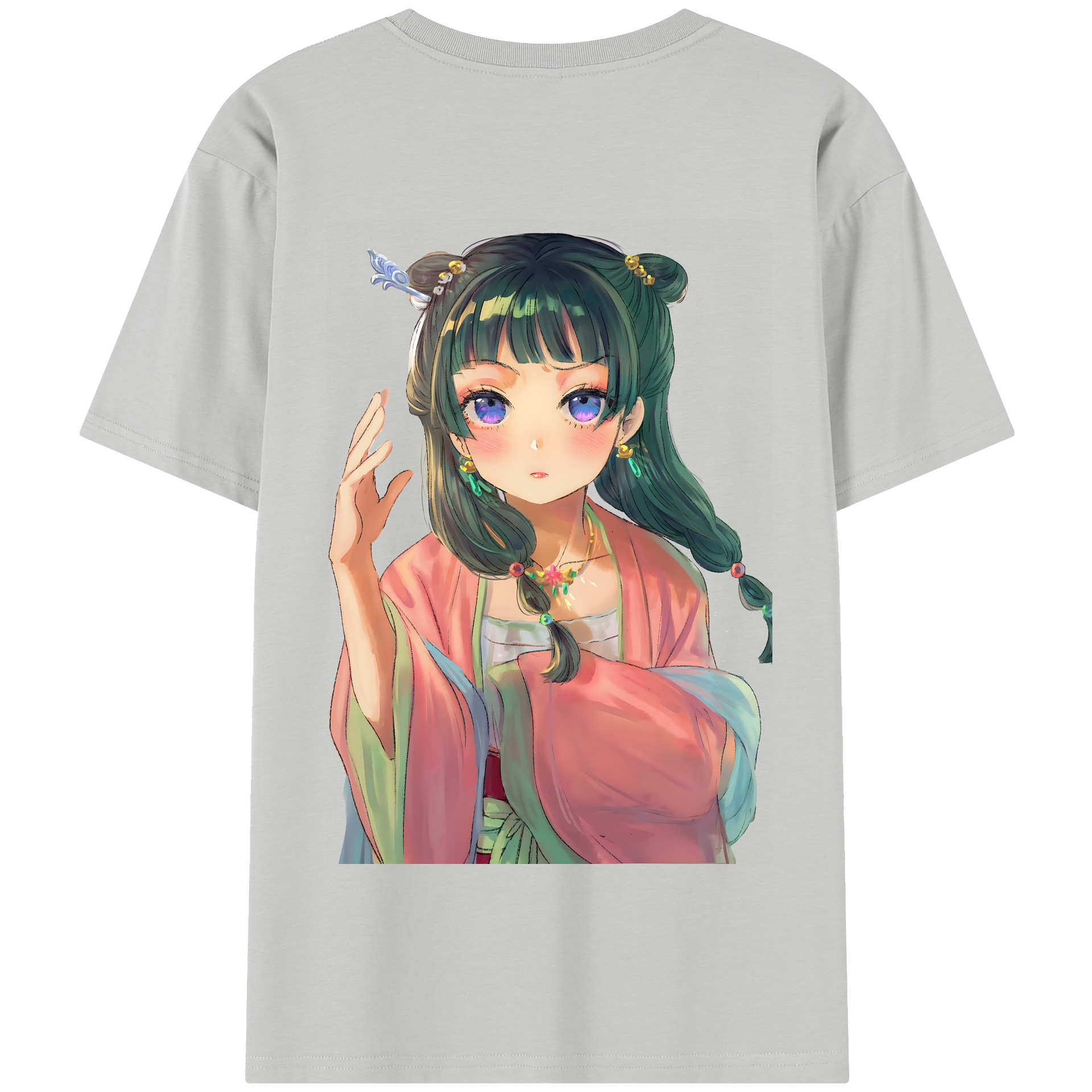 （画像用） 薬屋のひとりごと The Apothecary Diaries 綿100％半袖Tシャツ（背面プリント）