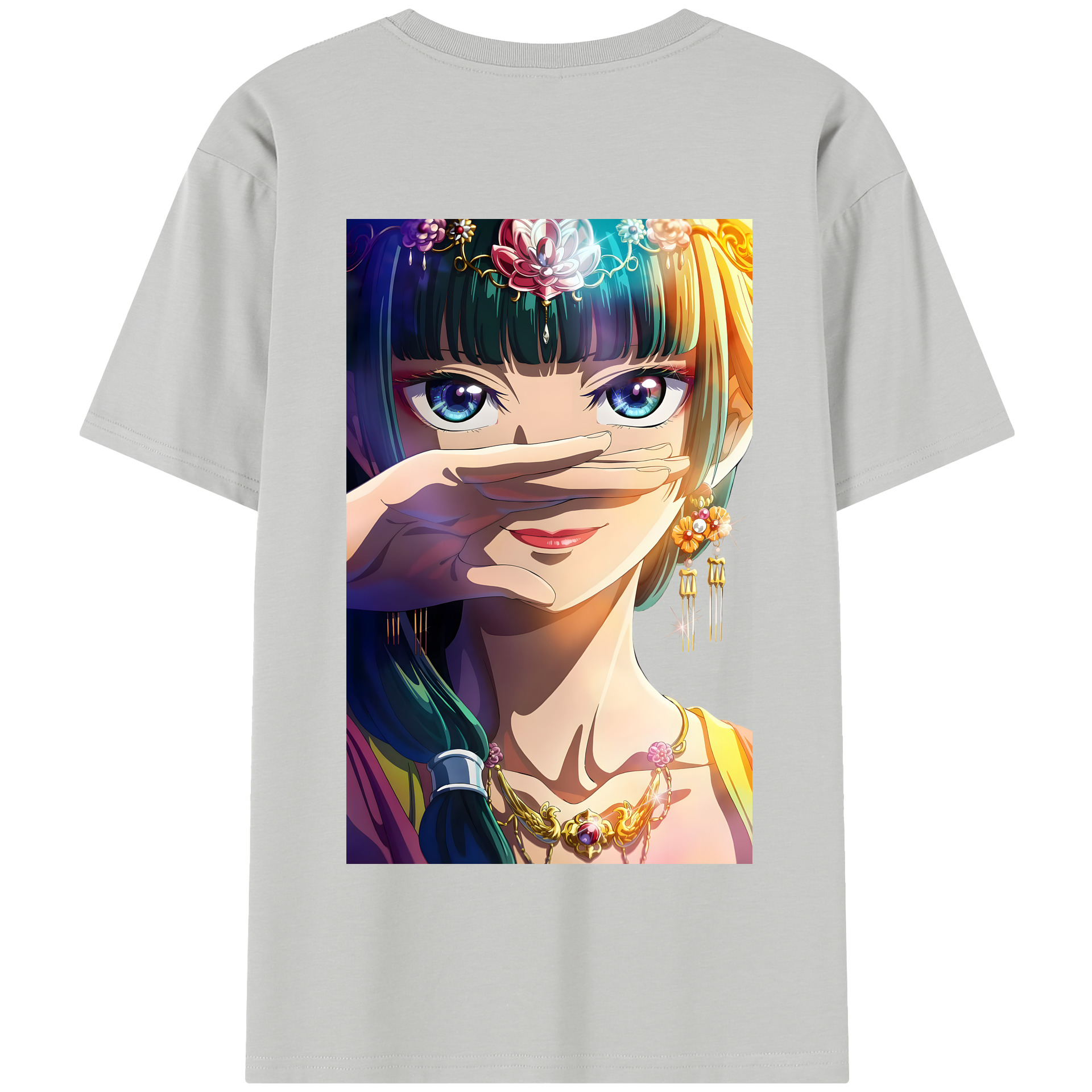 （画像用） 薬屋のひとりごと The Apothecary Diaries 綿100％半袖Tシャツ（背面プリント）