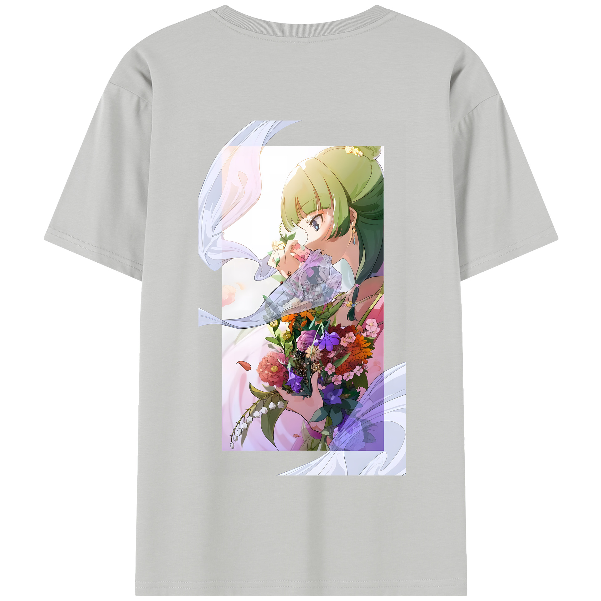 （画像用） 薬屋のひとりごと The Apothecary Diaries 綿100％半袖Tシャツ（背面プリント）