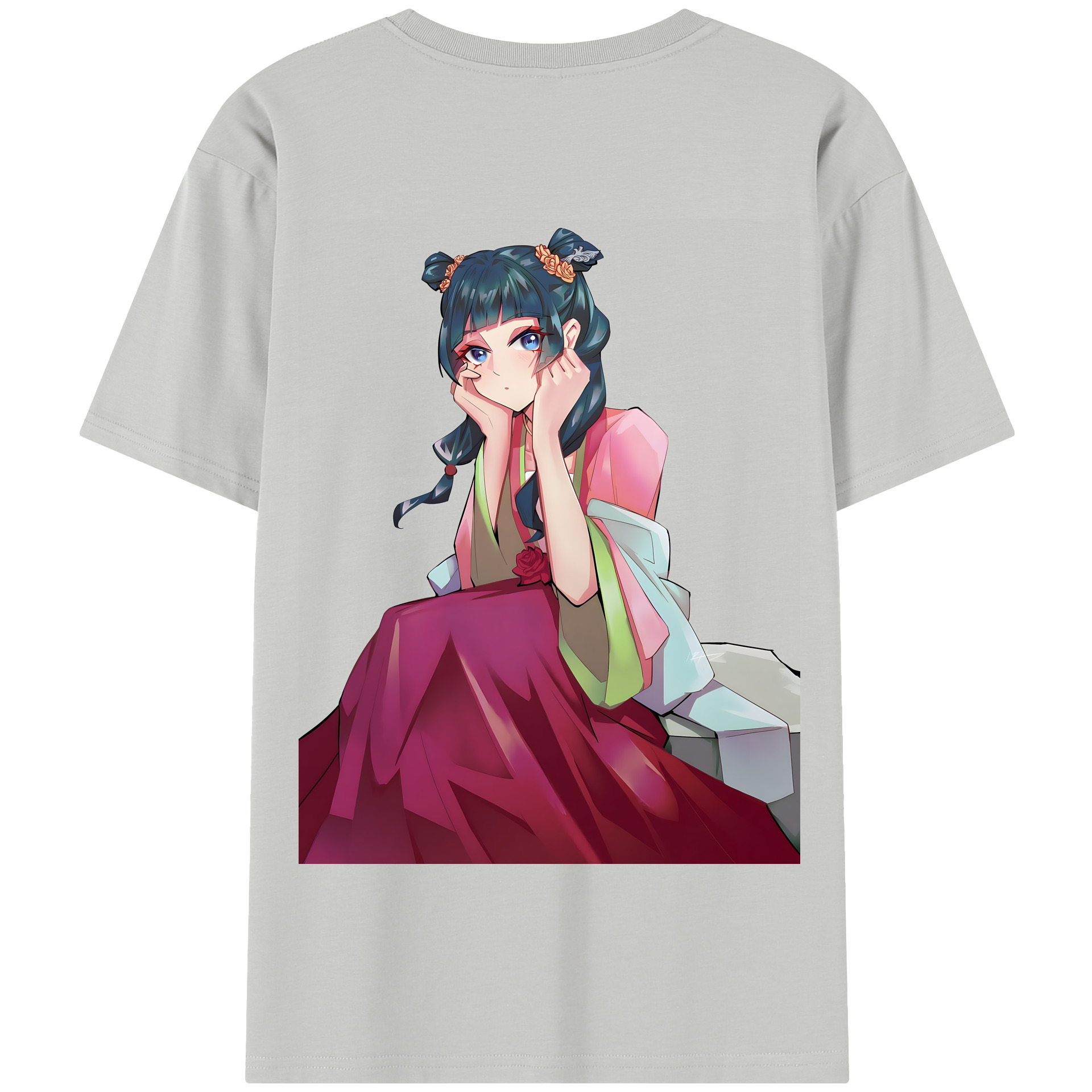（画像用） 薬屋のひとりごと The Apothecary Diaries 綿100％半袖Tシャツ（背面プリント）