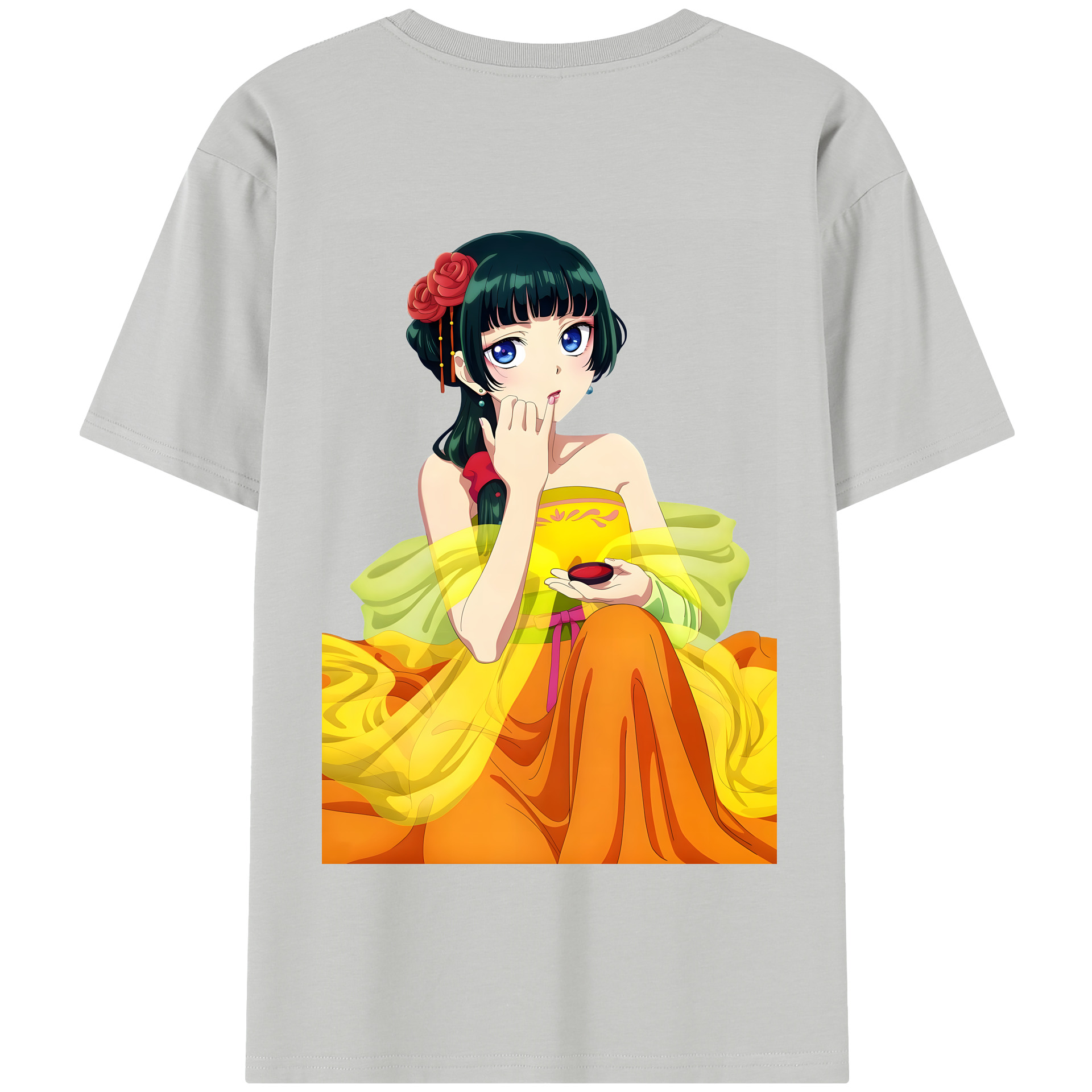（画像用） 薬屋のひとりごと The Apothecary Diaries 綿100％半袖Tシャツ（背面プリント）