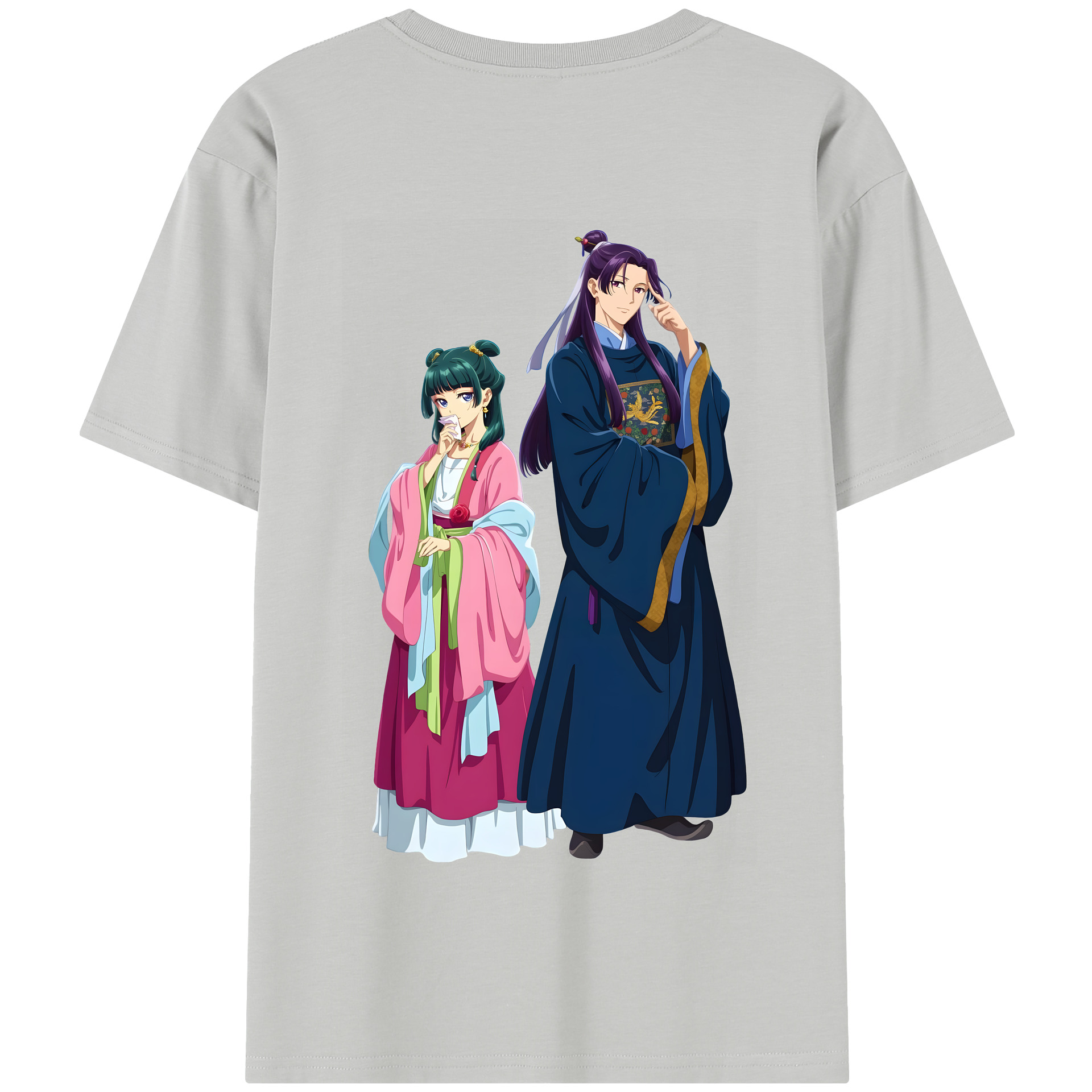 （画像用） 薬屋のひとりごと The Apothecary Diaries 綿100％半袖Tシャツ（背面プリント）