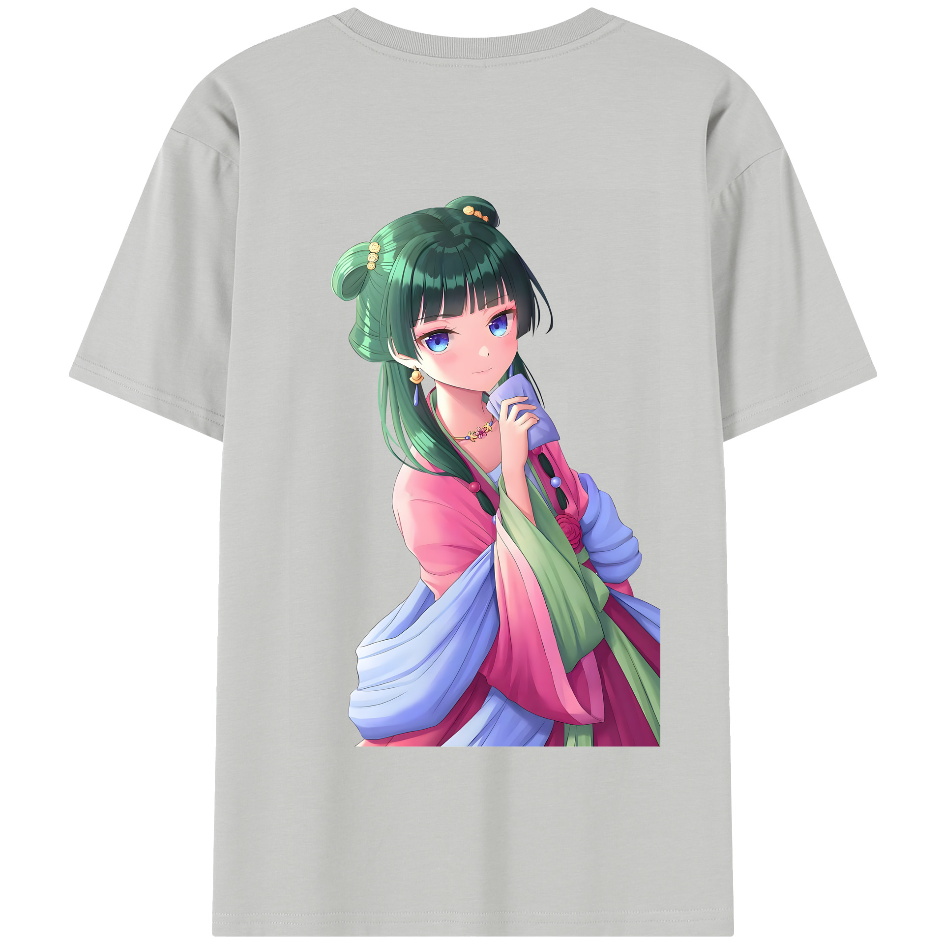（画像用） 薬屋のひとりごと The Apothecary Diaries 綿100％半袖Tシャツ（背面プリント）