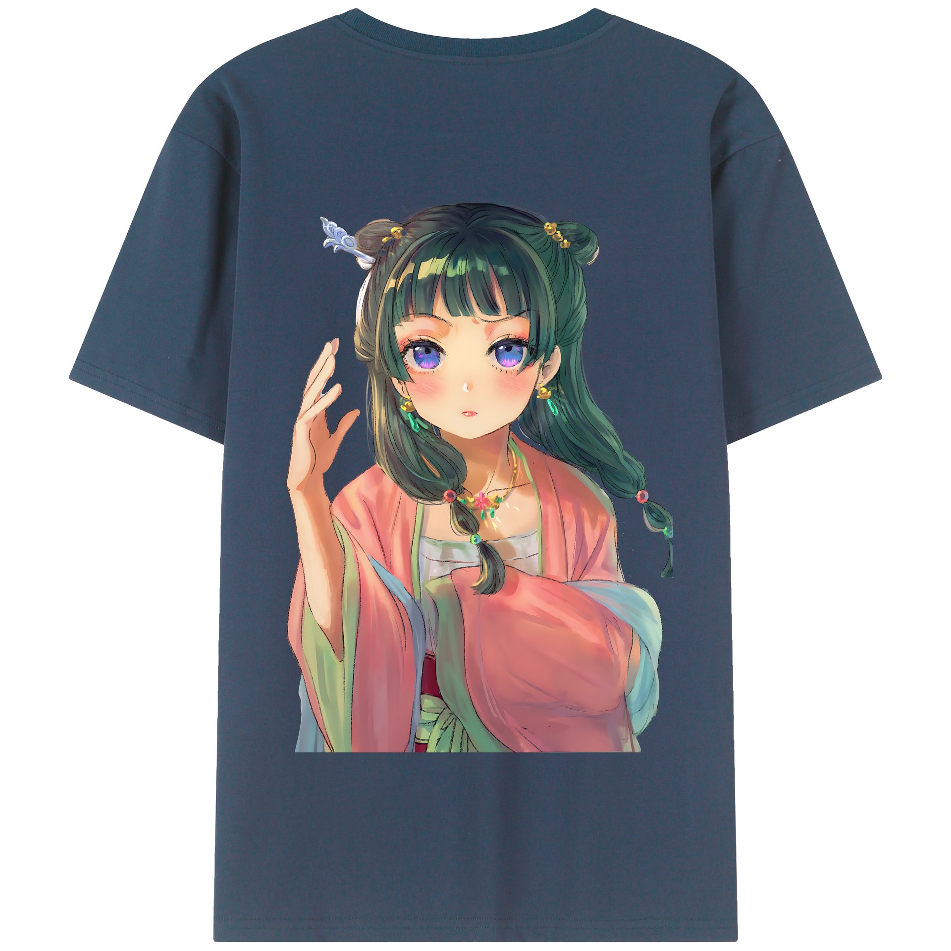 （画像用） 薬屋のひとりごと The Apothecary Diaries 綿100％半袖Tシャツ（背面プリント）