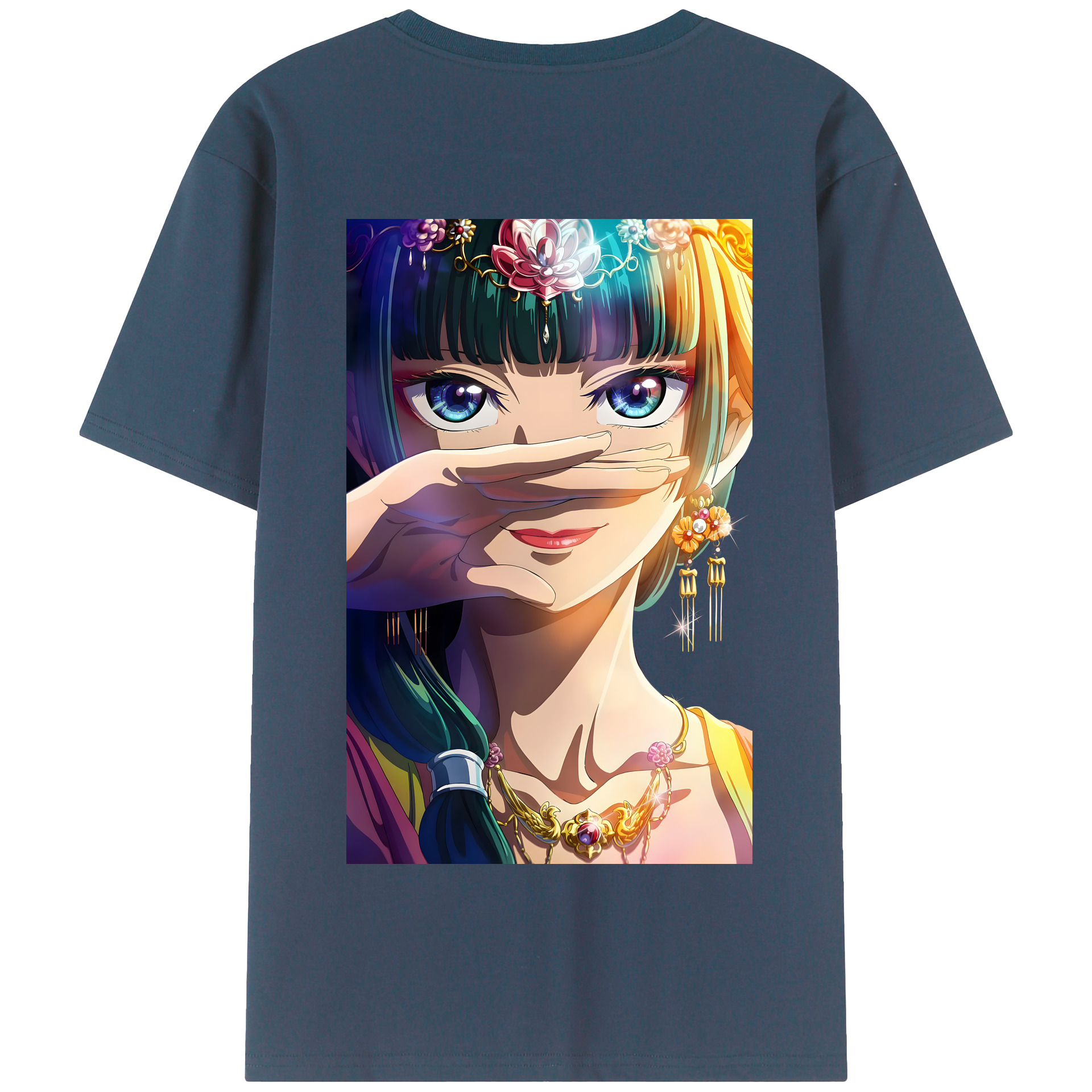 （画像用） 薬屋のひとりごと The Apothecary Diaries 綿100％半袖Tシャツ（背面プリント）
