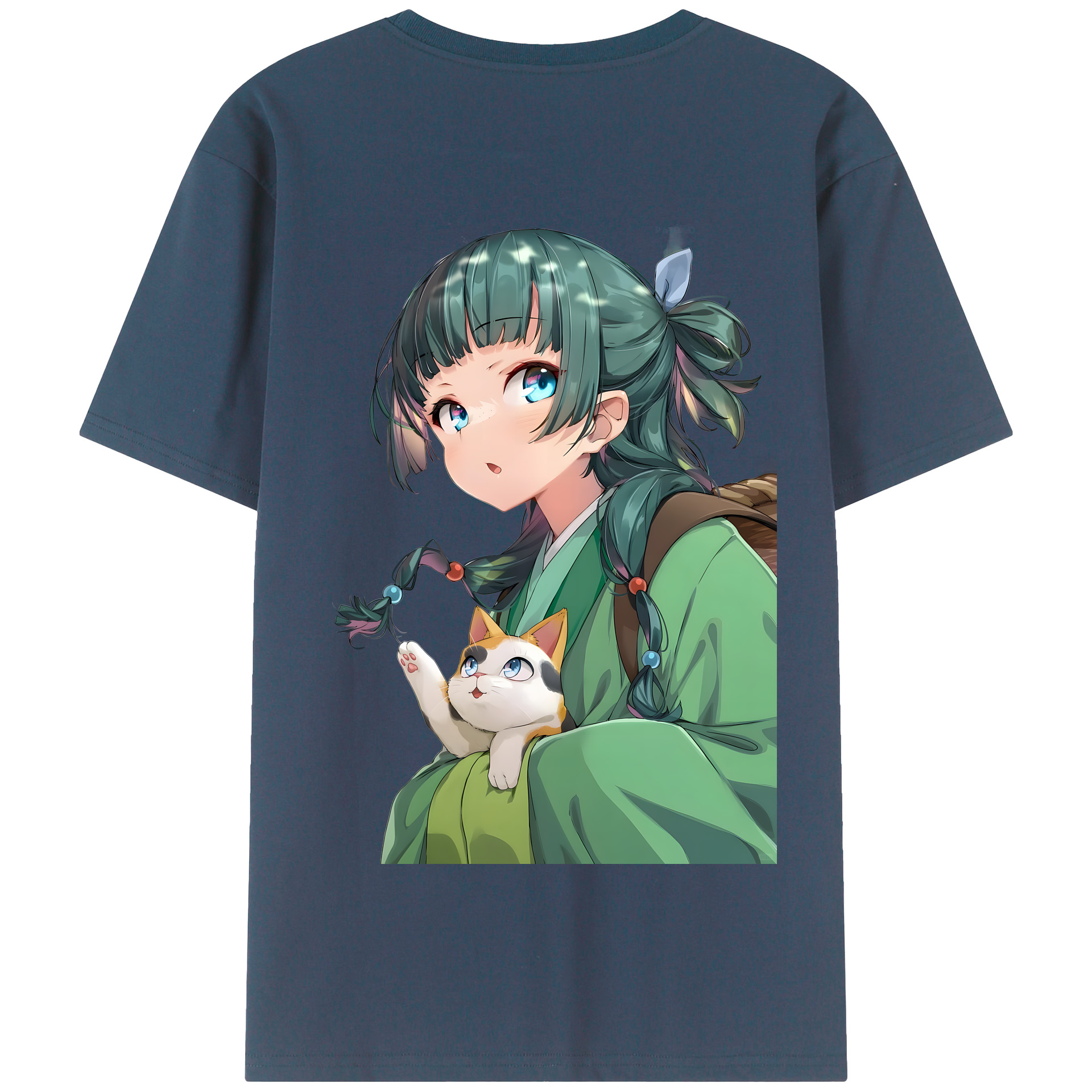 （画像用） 薬屋のひとりごと The Apothecary Diaries 綿100％半袖Tシャツ（背面プリント）