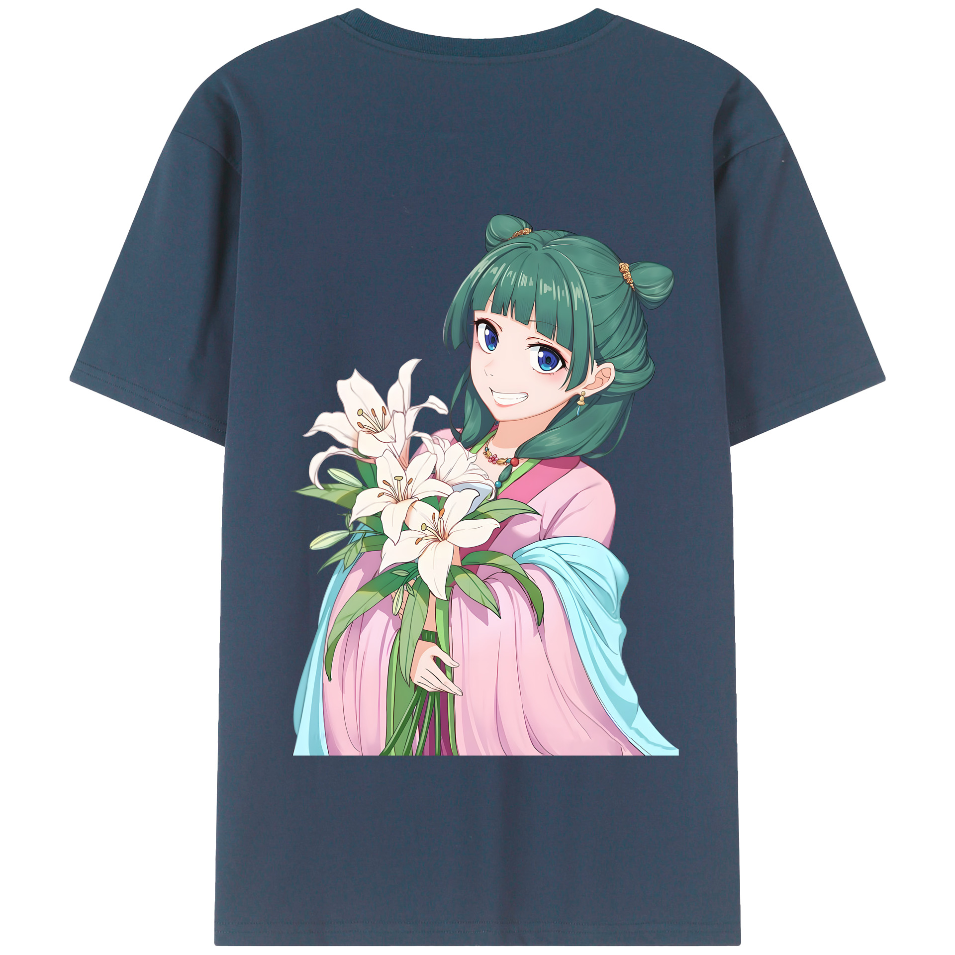 （画像用） 薬屋のひとりごと The Apothecary Diaries 綿100％半袖Tシャツ（背面プリント）