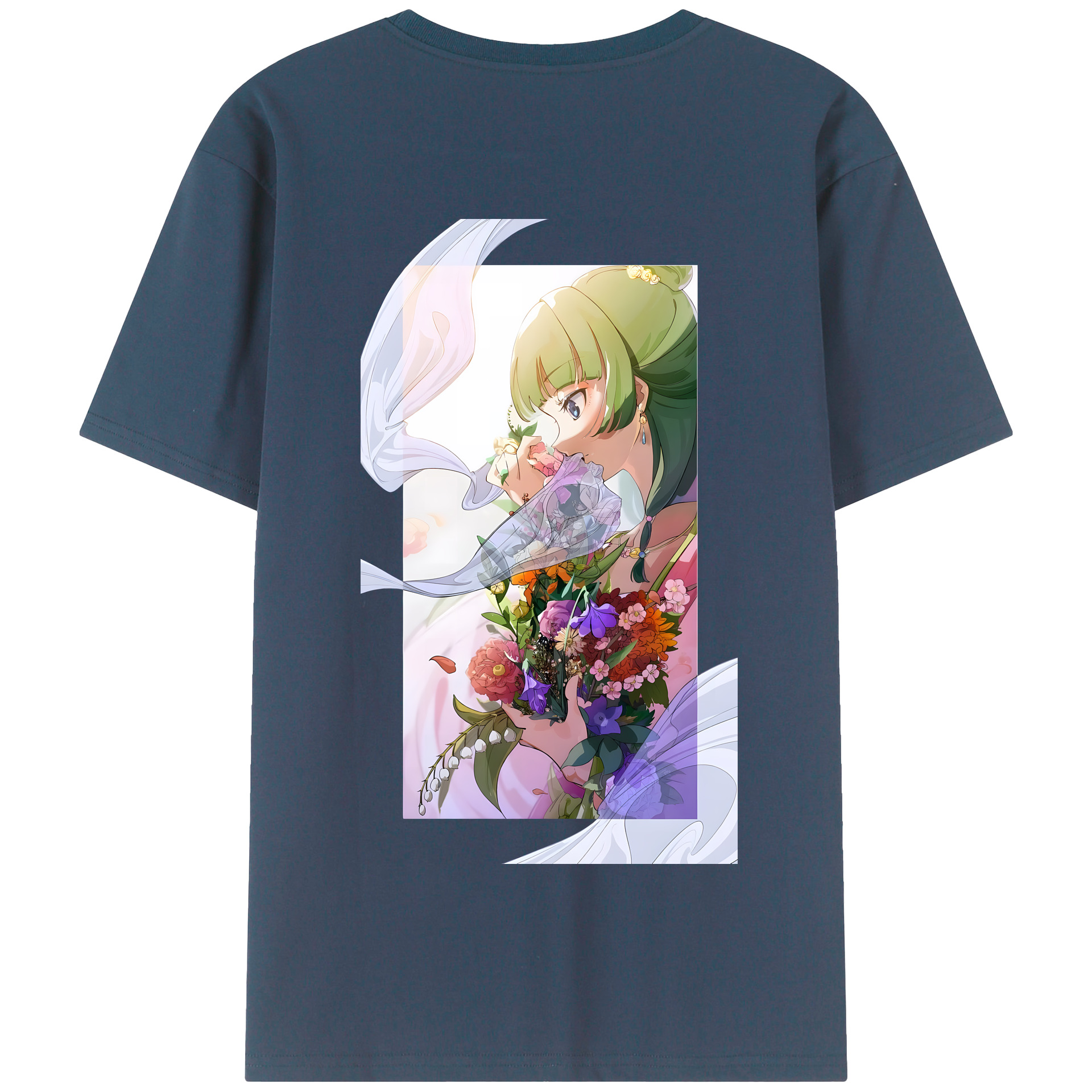 （画像用） 薬屋のひとりごと The Apothecary Diaries 綿100％半袖Tシャツ（背面プリント）