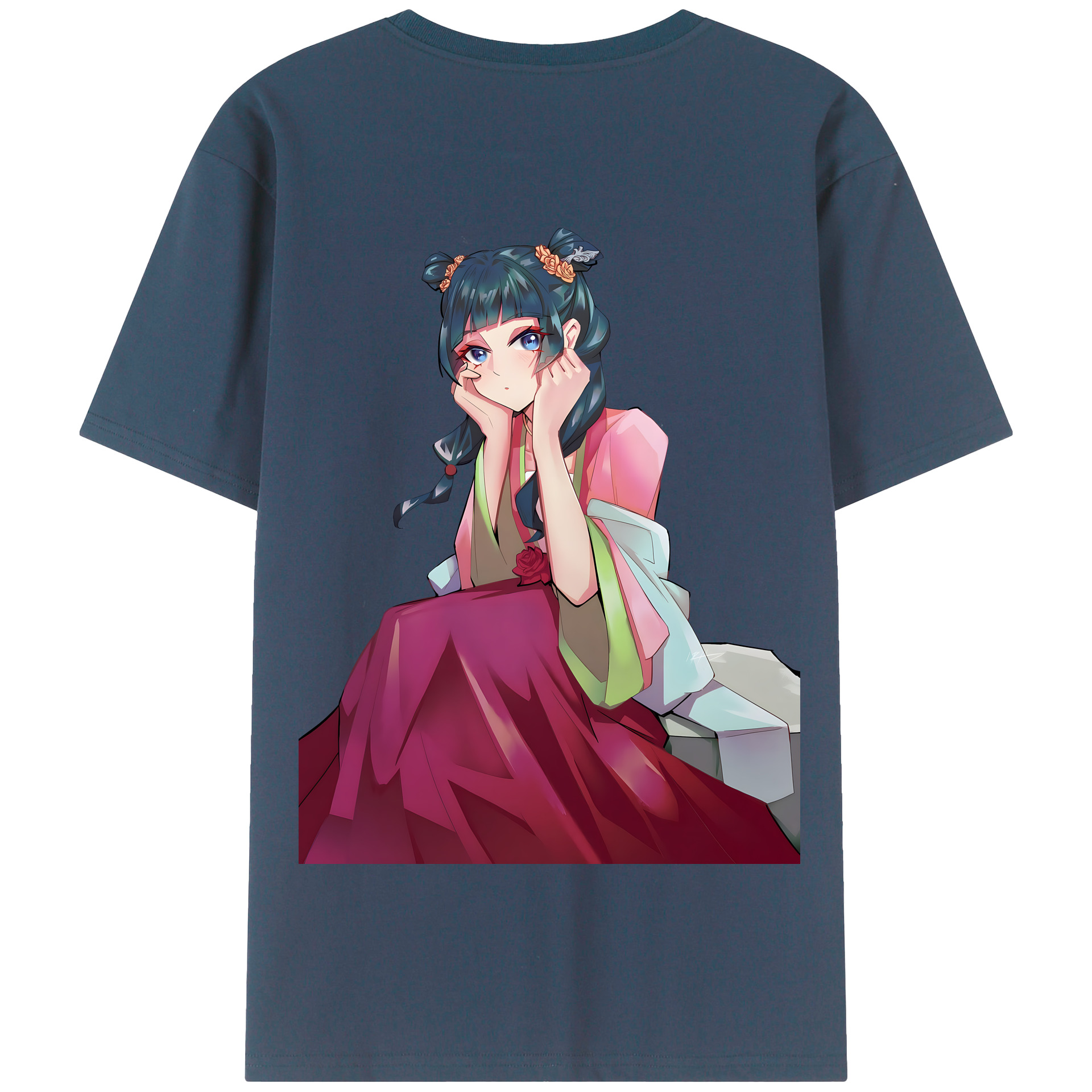 （画像用） 薬屋のひとりごと The Apothecary Diaries 綿100％半袖Tシャツ（背面プリント）