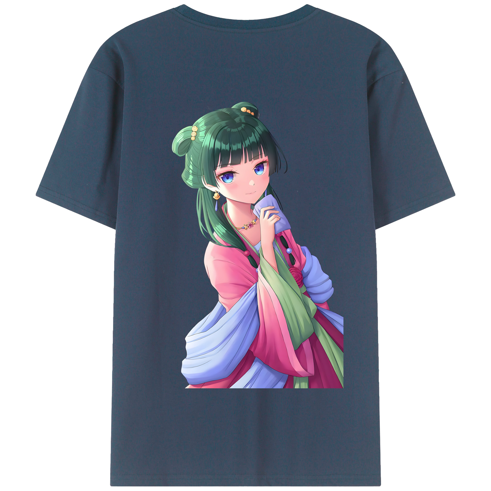（画像用） 薬屋のひとりごと The Apothecary Diaries 綿100％半袖Tシャツ（背面プリント）