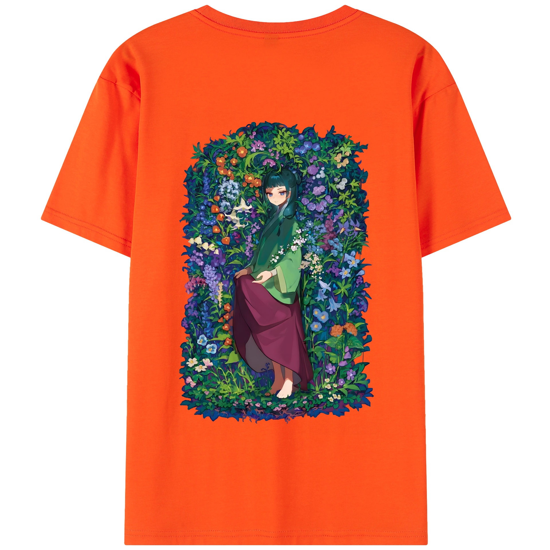 （画像用） 薬屋のひとりごと The Apothecary Diaries 綿100％半袖Tシャツ（背面プリント）