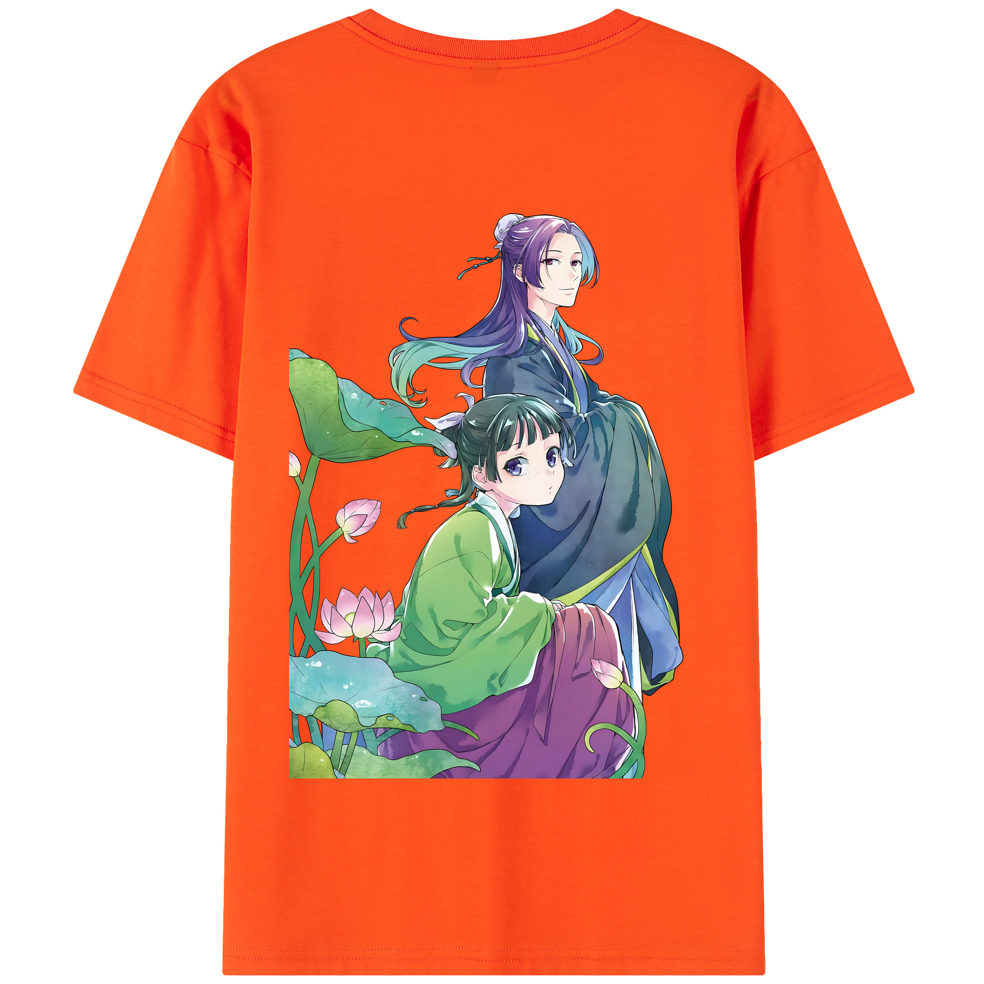 （画像用） 薬屋のひとりごと The Apothecary Diaries 綿100％半袖Tシャツ（背面プリント）