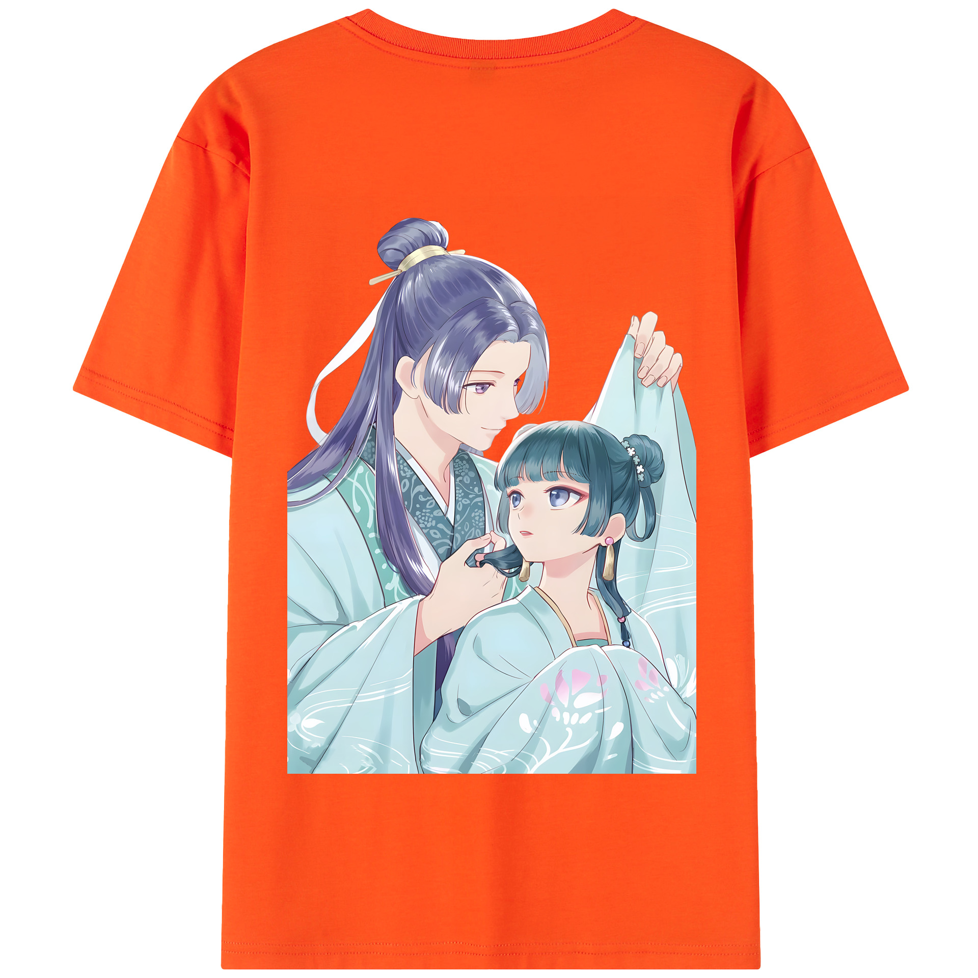 （画像用） 薬屋のひとりごと The Apothecary Diaries 綿100％半袖Tシャツ（背面プリント）