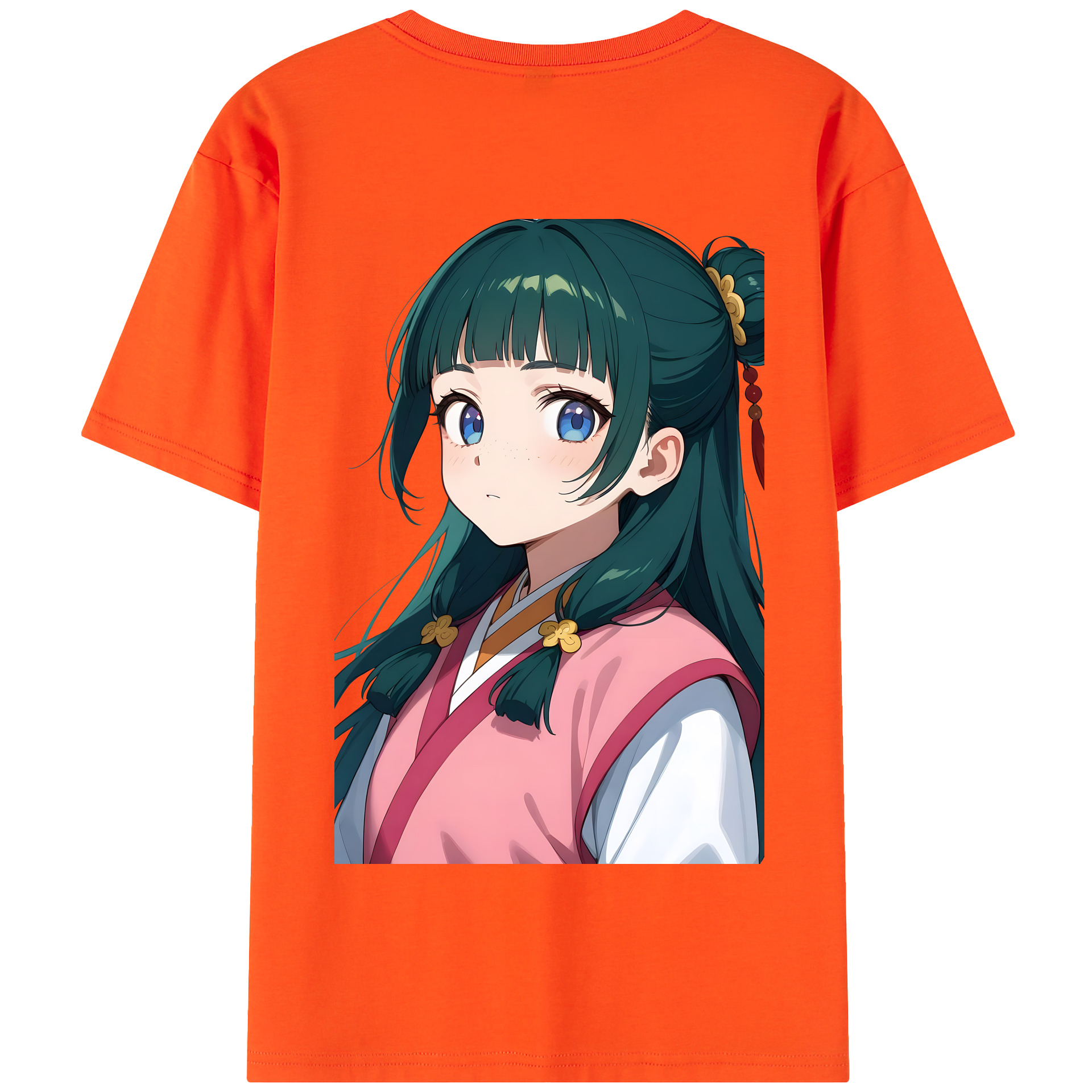 （画像用） 薬屋のひとりごと The Apothecary Diaries 綿100％半袖Tシャツ（背面プリント）