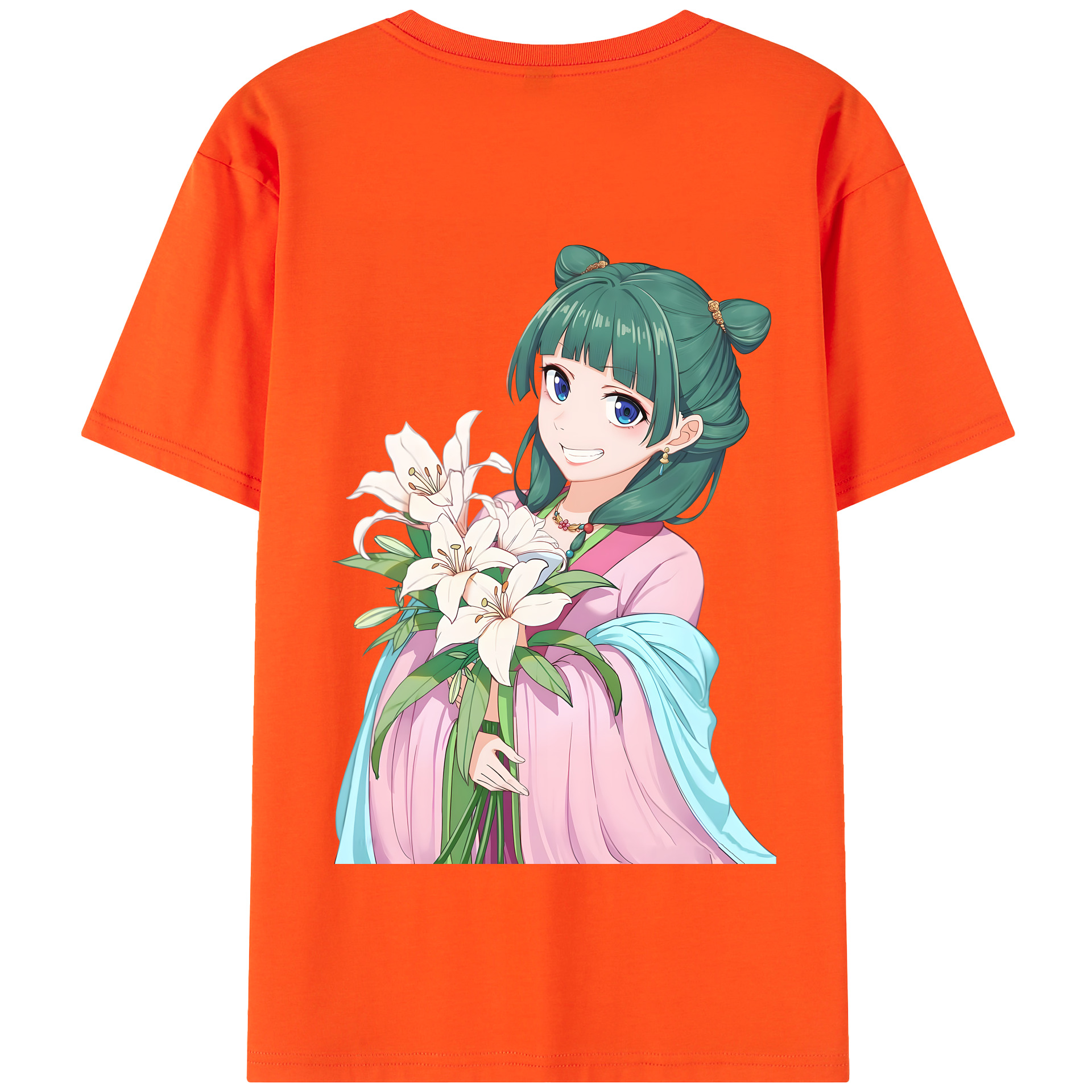 （画像用） 薬屋のひとりごと The Apothecary Diaries 綿100％半袖Tシャツ（背面プリント）