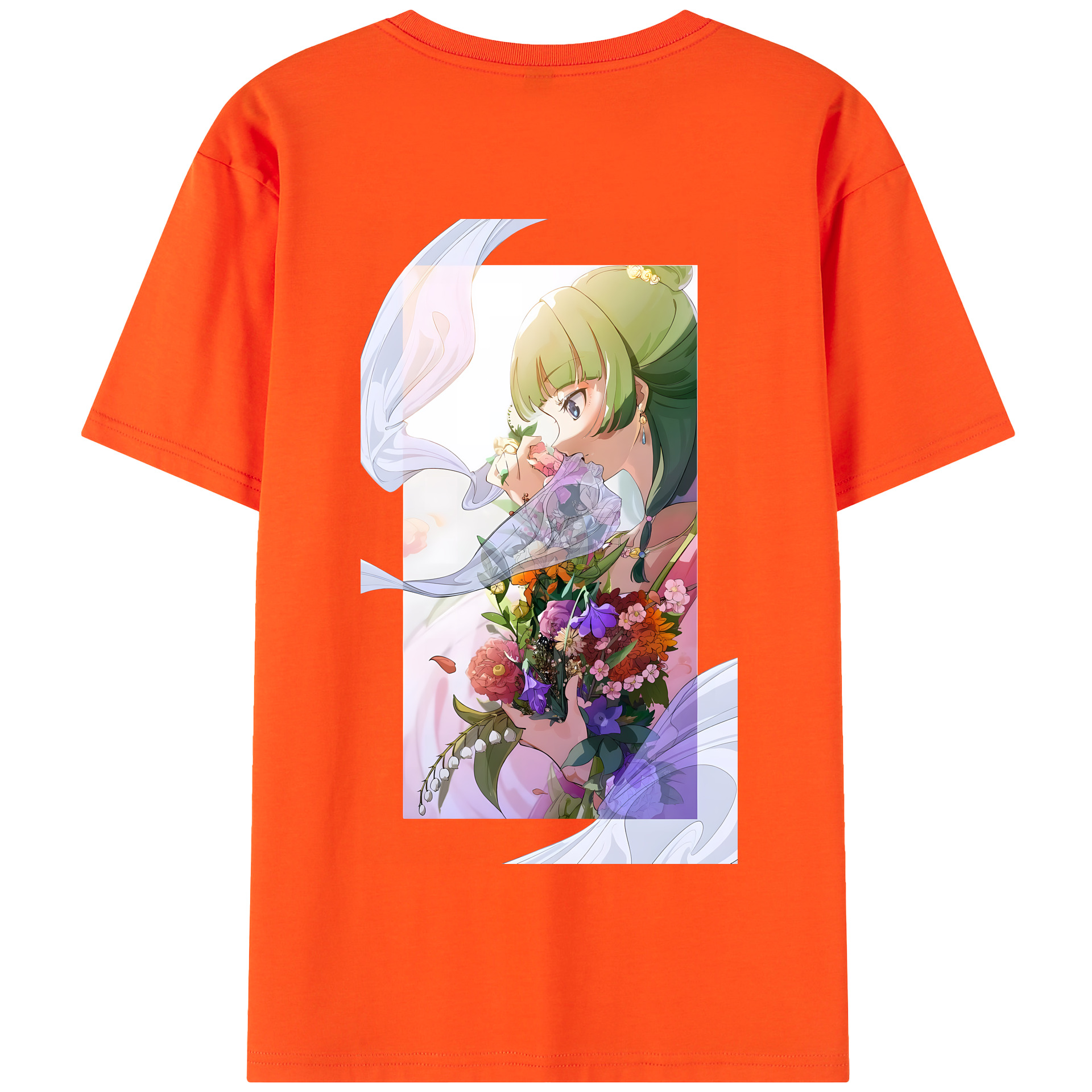 （画像用） 薬屋のひとりごと The Apothecary Diaries 綿100％半袖Tシャツ（背面プリント）
