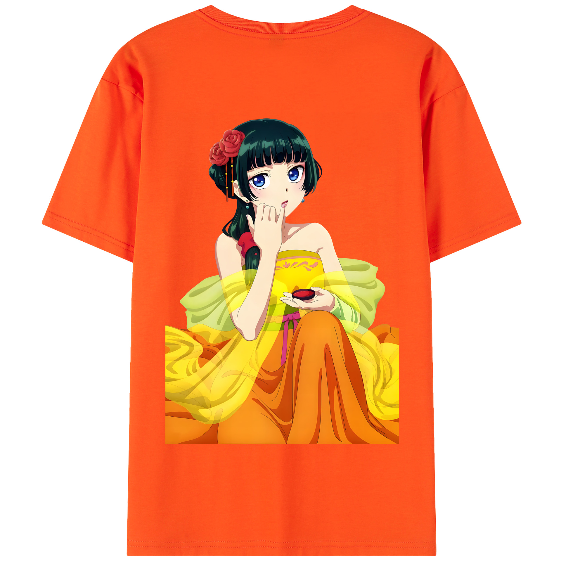 （画像用） 薬屋のひとりごと The Apothecary Diaries 綿100％半袖Tシャツ（背面プリント）