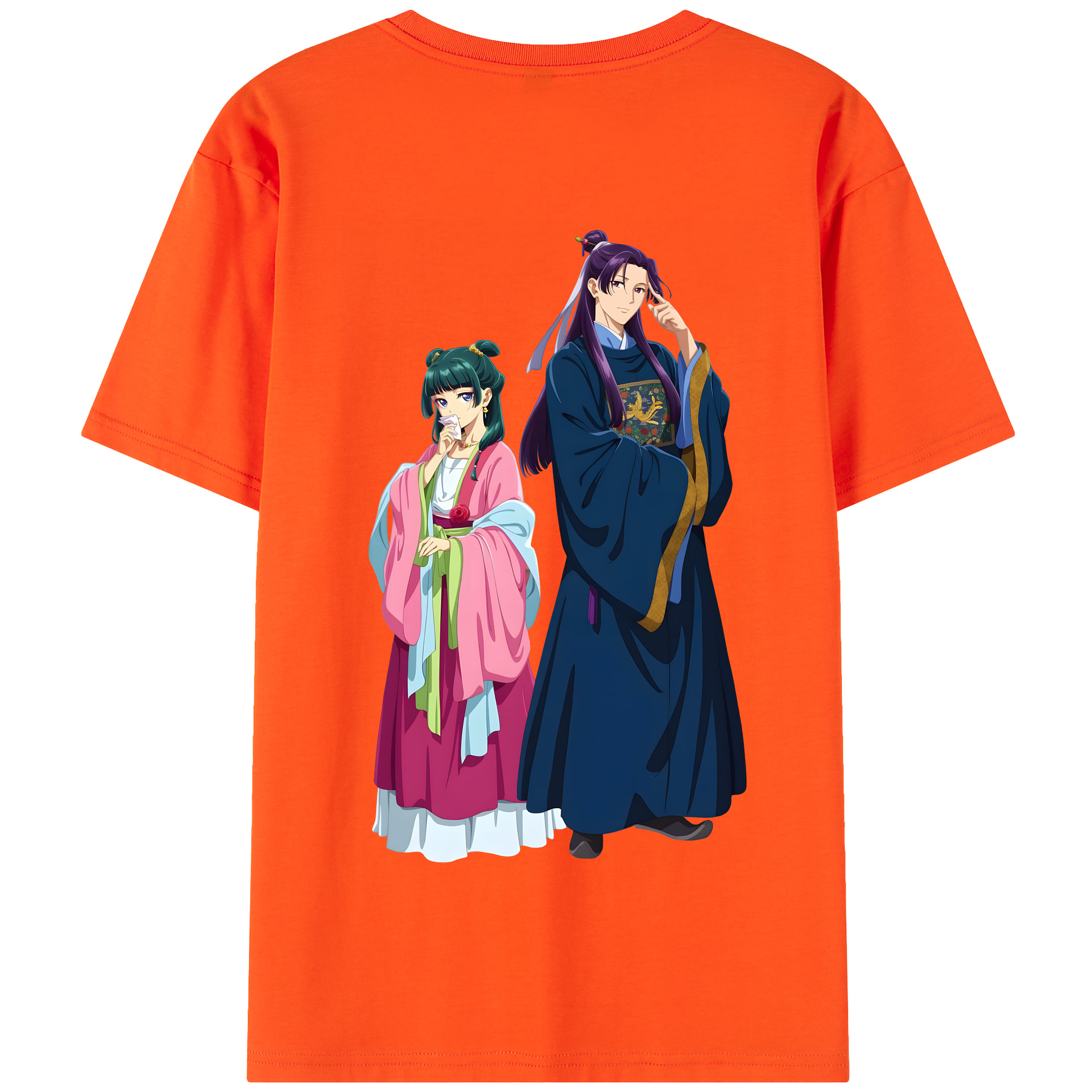 （画像用） 薬屋のひとりごと The Apothecary Diaries 綿100％半袖Tシャツ（背面プリント）