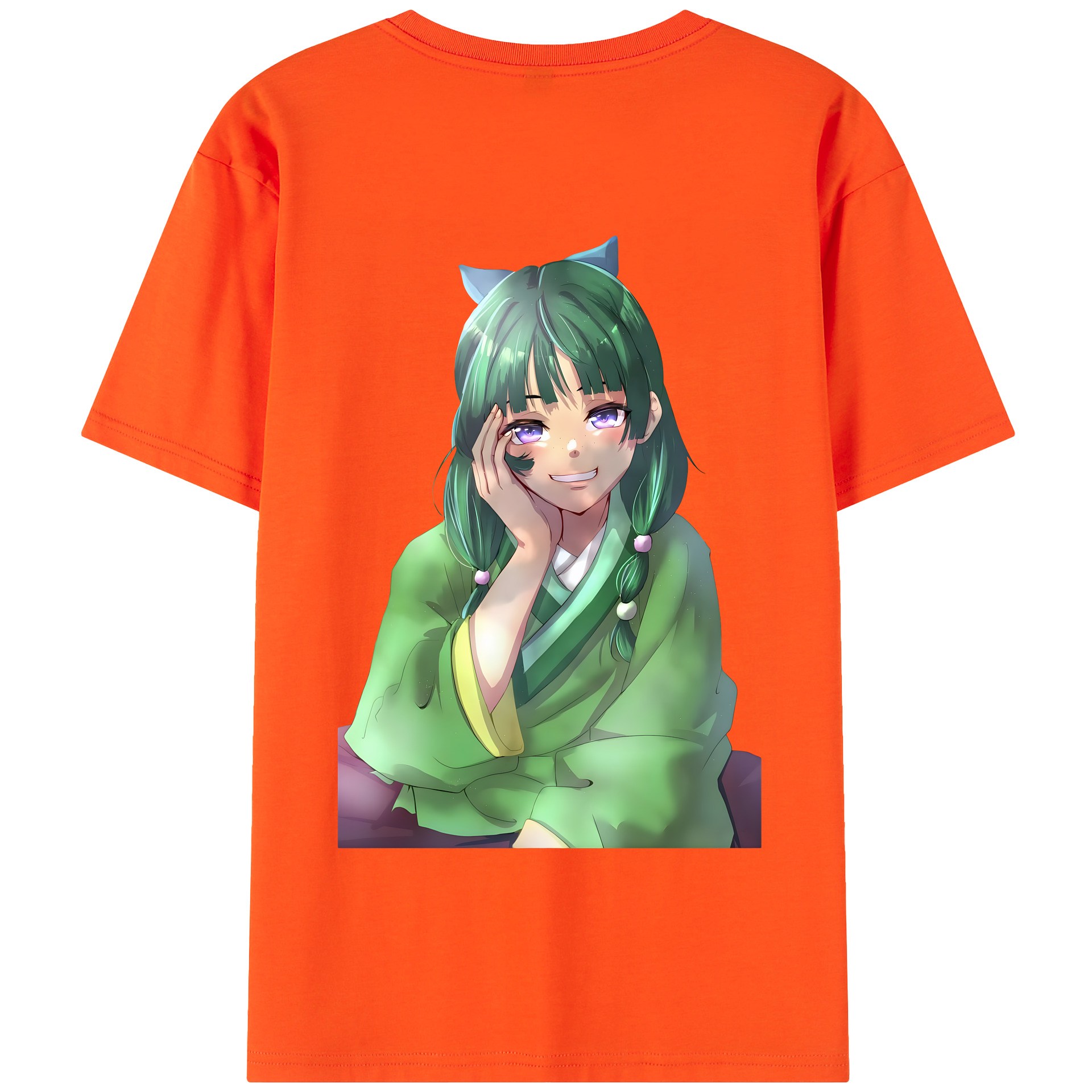 （画像用） 薬屋のひとりごと The Apothecary Diaries 綿100％半袖Tシャツ（背面プリント）