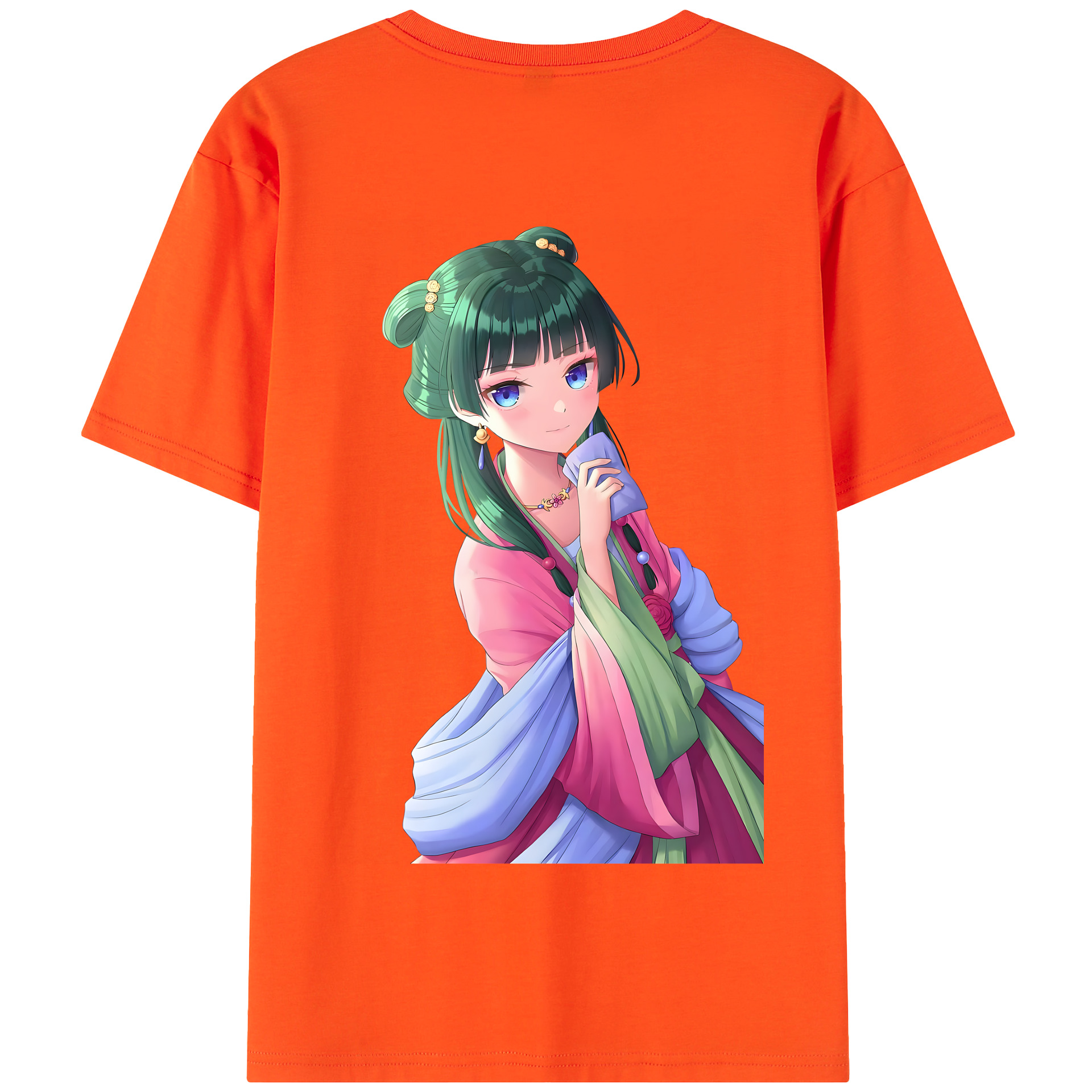 （画像用） 薬屋のひとりごと The Apothecary Diaries 綿100％半袖Tシャツ（背面プリント）