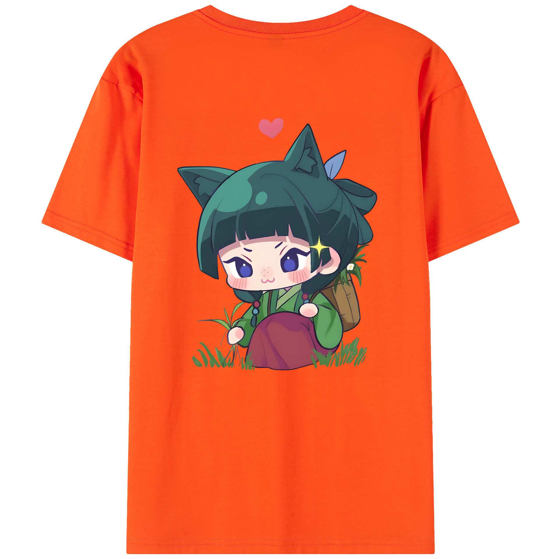 （画像用） 薬屋のひとりごと The Apothecary Diaries 綿100％半袖Tシャツ（背面プリント）