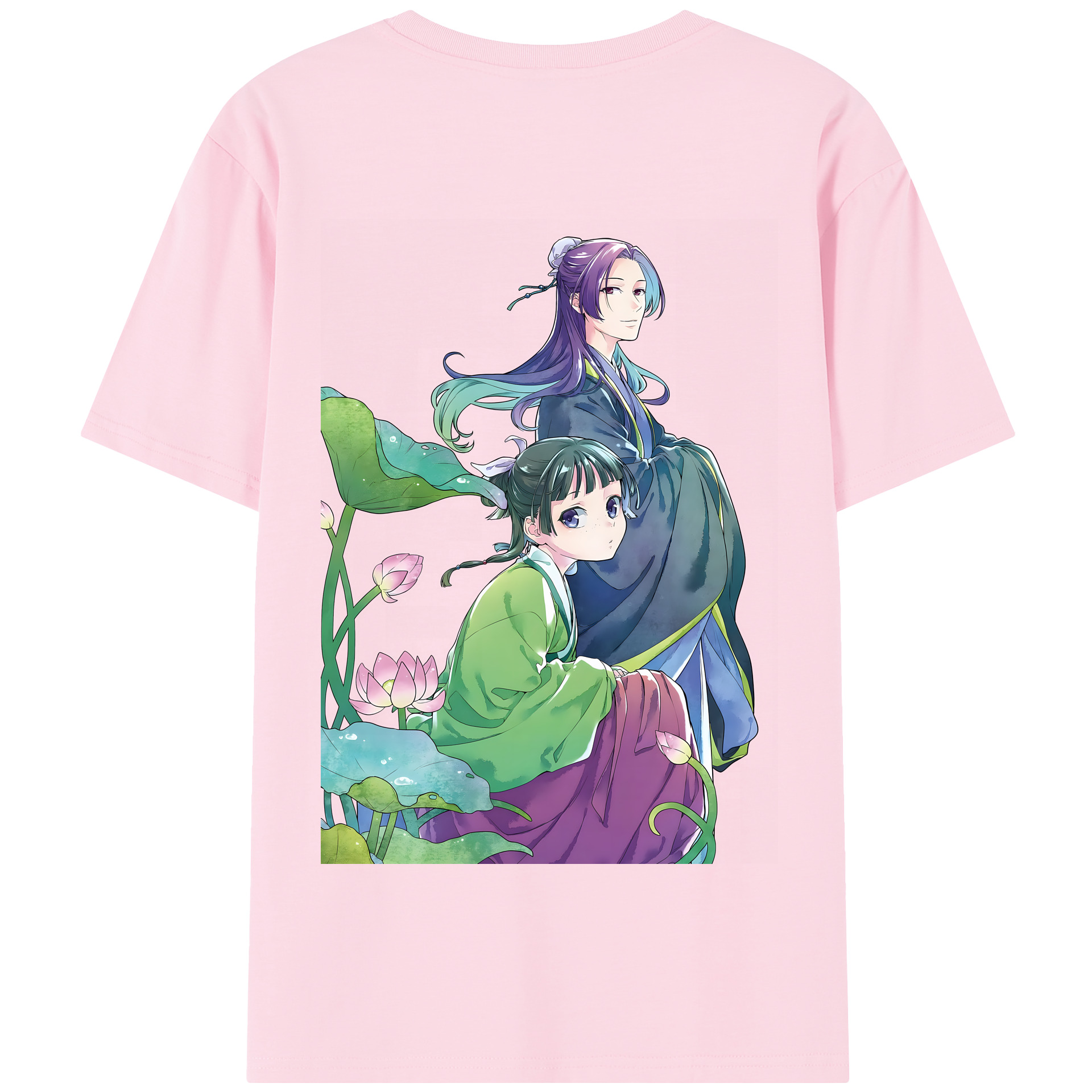 （画像用） 薬屋のひとりごと The Apothecary Diaries 綿100％半袖Tシャツ（背面プリント）