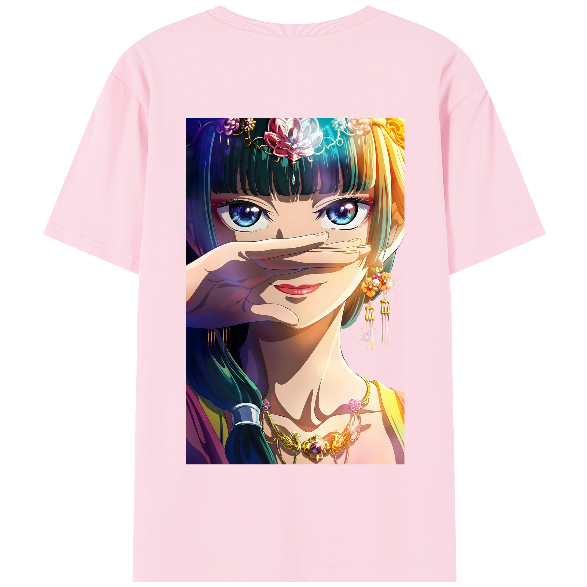 （画像用） 薬屋のひとりごと The Apothecary Diaries 綿100％半袖Tシャツ（背面プリント）