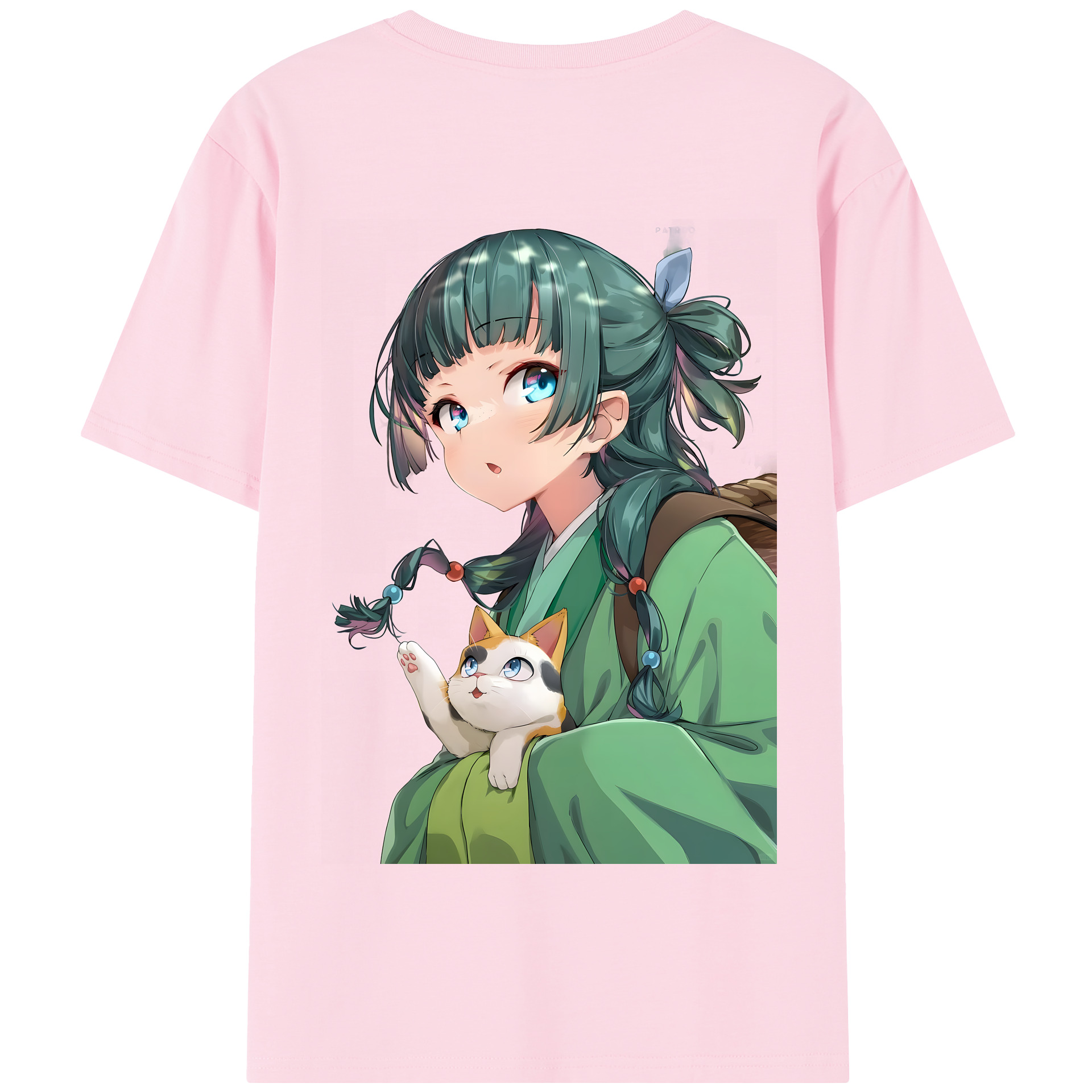 （画像用） 薬屋のひとりごと The Apothecary Diaries 綿100％半袖Tシャツ（背面プリント）