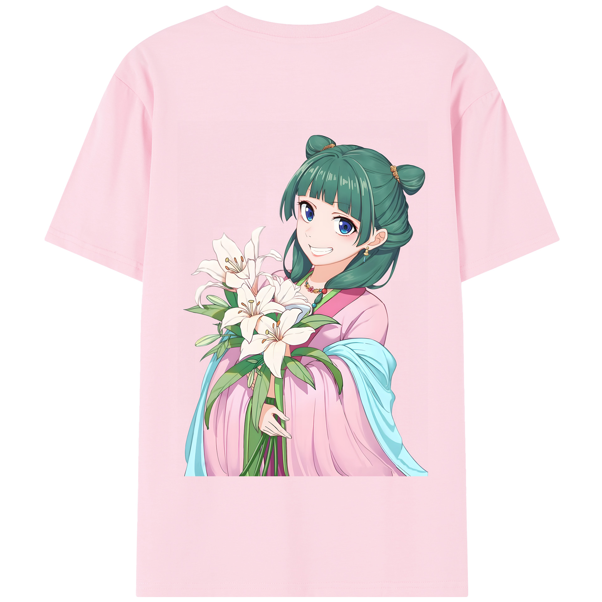 （画像用） 薬屋のひとりごと The Apothecary Diaries 綿100％半袖Tシャツ（背面プリント）