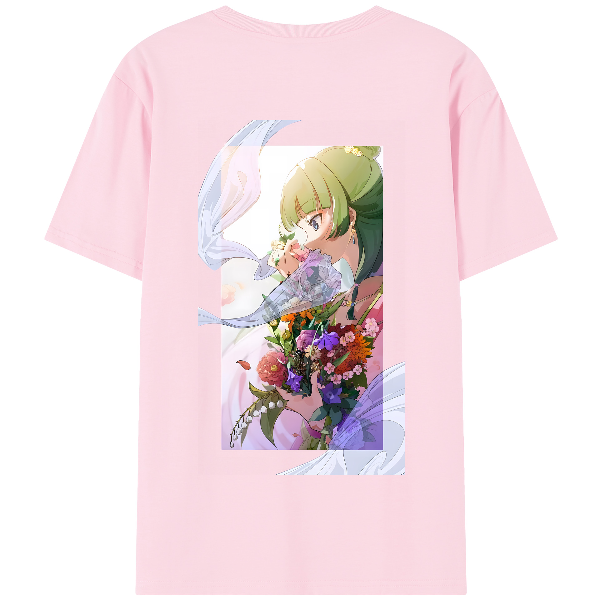 （画像用） 薬屋のひとりごと The Apothecary Diaries 綿100％半袖Tシャツ（背面プリント）