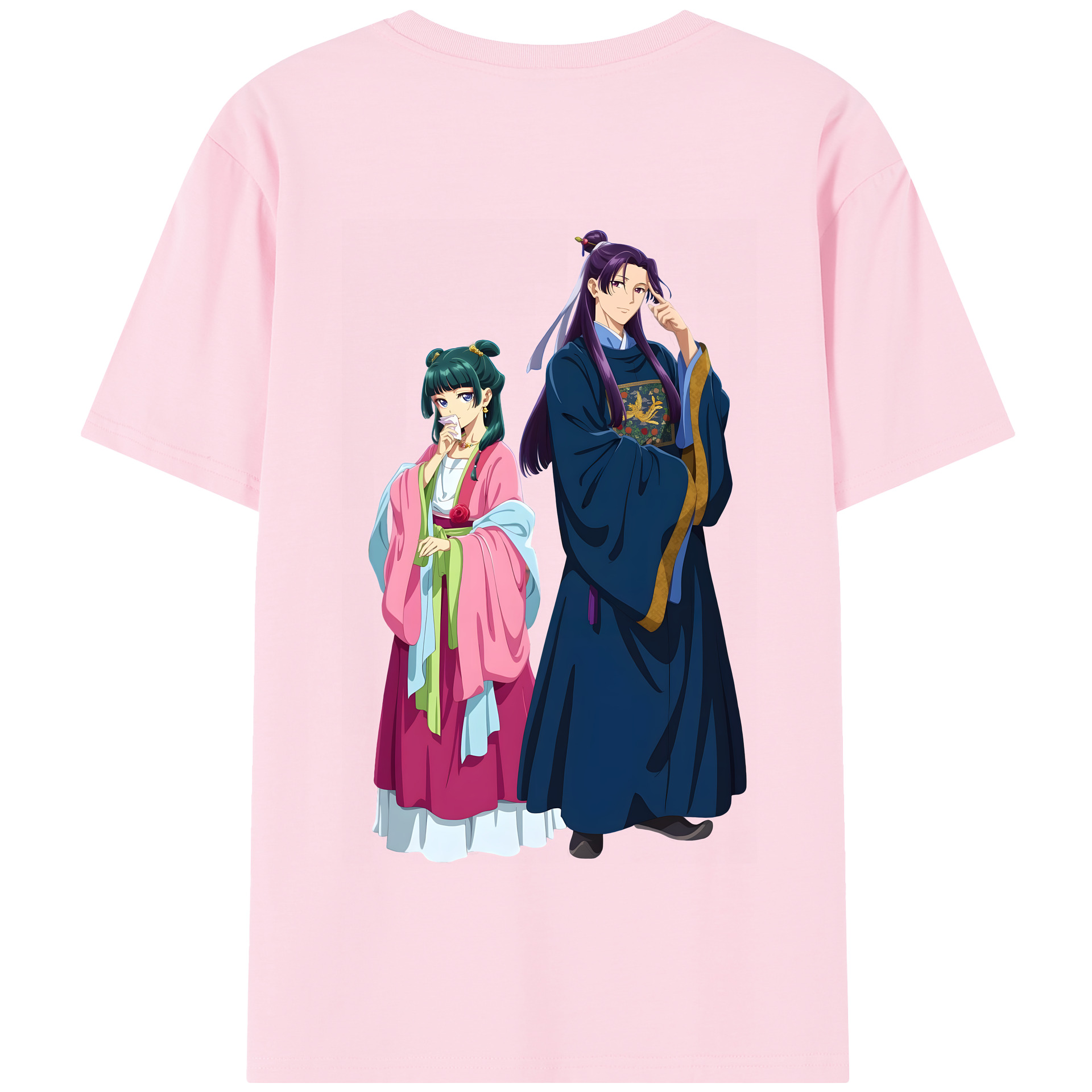 （画像用） 薬屋のひとりごと The Apothecary Diaries 綿100％半袖Tシャツ（背面プリント）