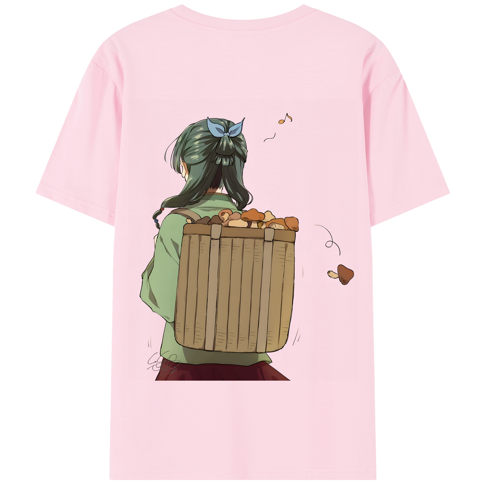 （画像用） 薬屋のひとりごと The Apothecary Diaries 綿100％半袖Tシャツ（背面プリント）