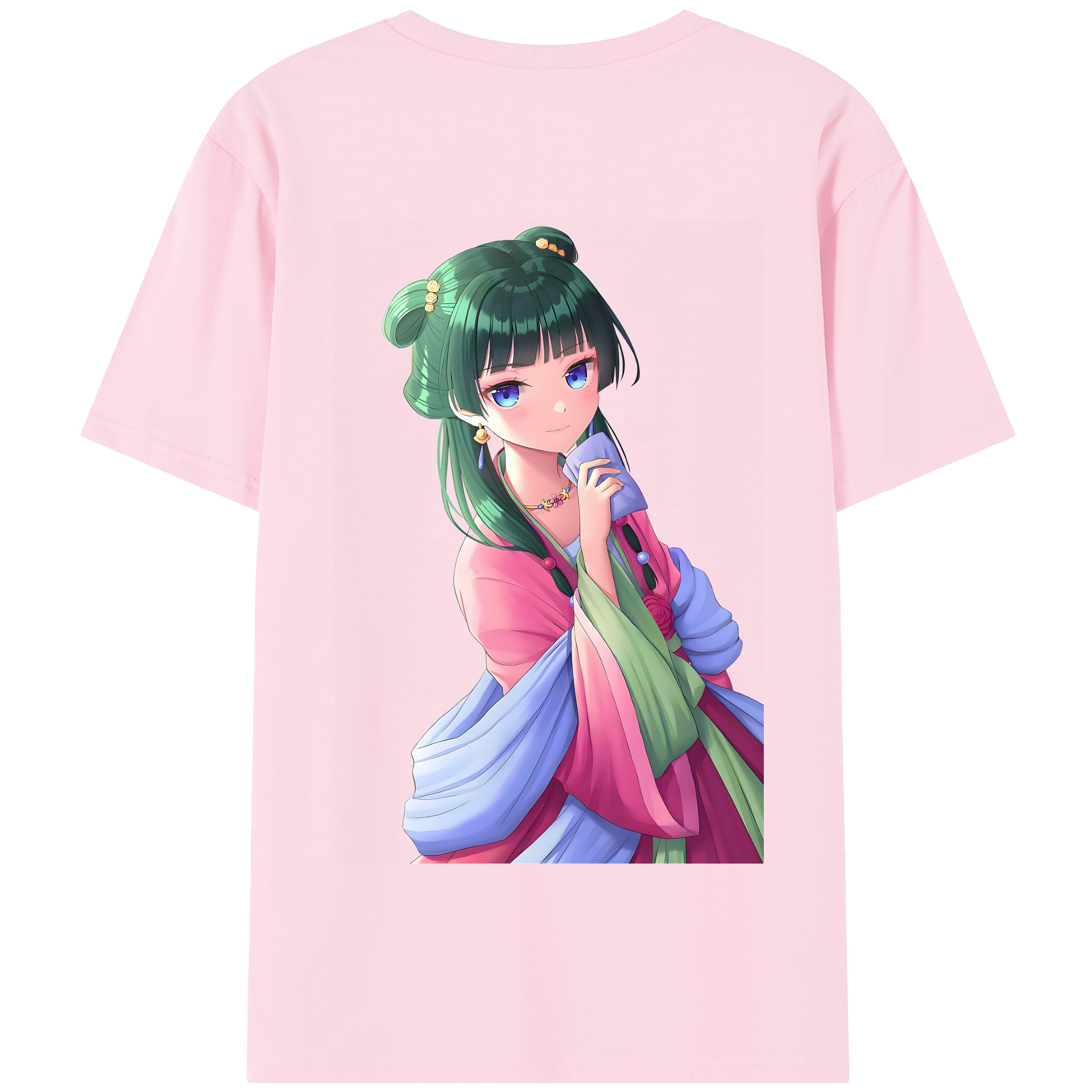 （画像用） 薬屋のひとりごと The Apothecary Diaries 綿100％半袖Tシャツ（背面プリント）