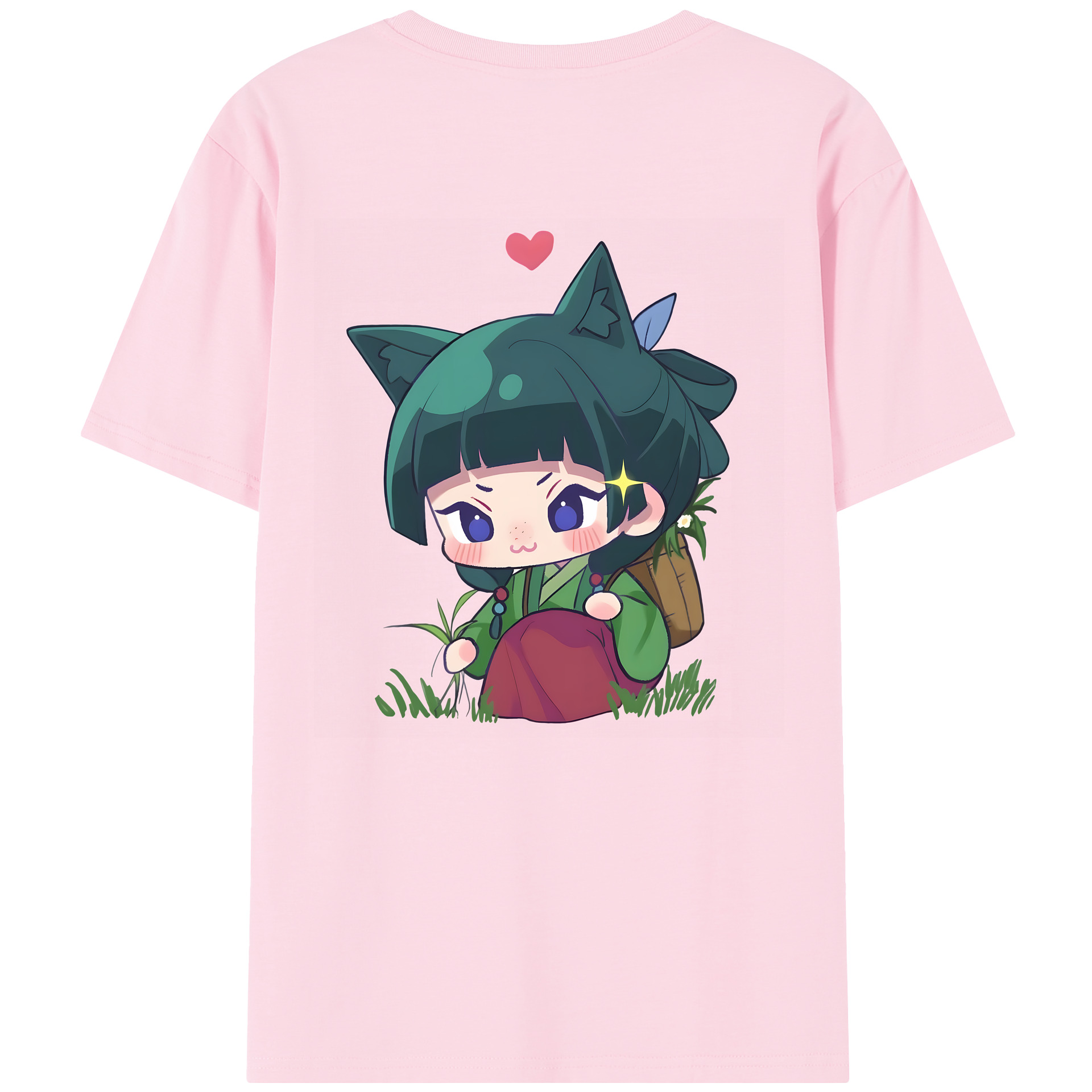 （画像用） 薬屋のひとりごと The Apothecary Diaries 綿100％半袖Tシャツ（背面プリント）