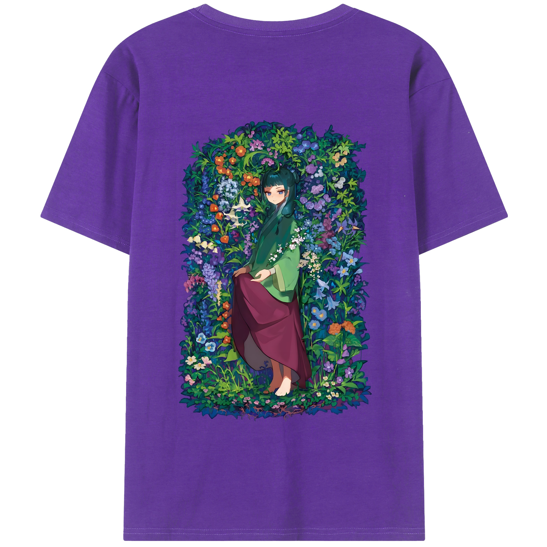 （画像用） 薬屋のひとりごと The Apothecary Diaries 綿100％半袖Tシャツ（背面プリント）