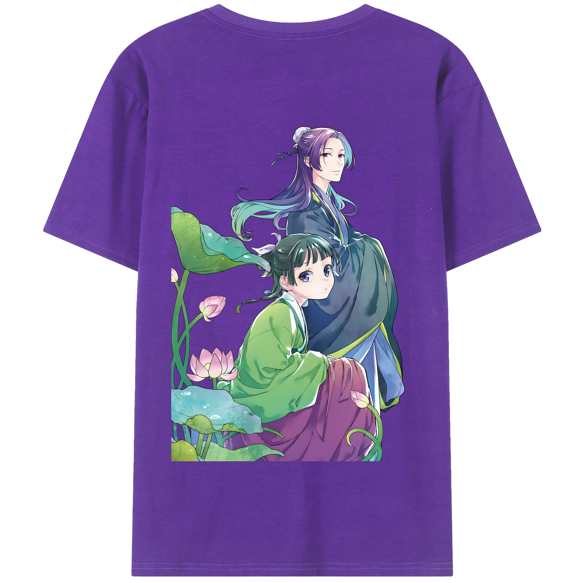 （画像用） 薬屋のひとりごと The Apothecary Diaries 綿100％半袖Tシャツ（背面プリント）