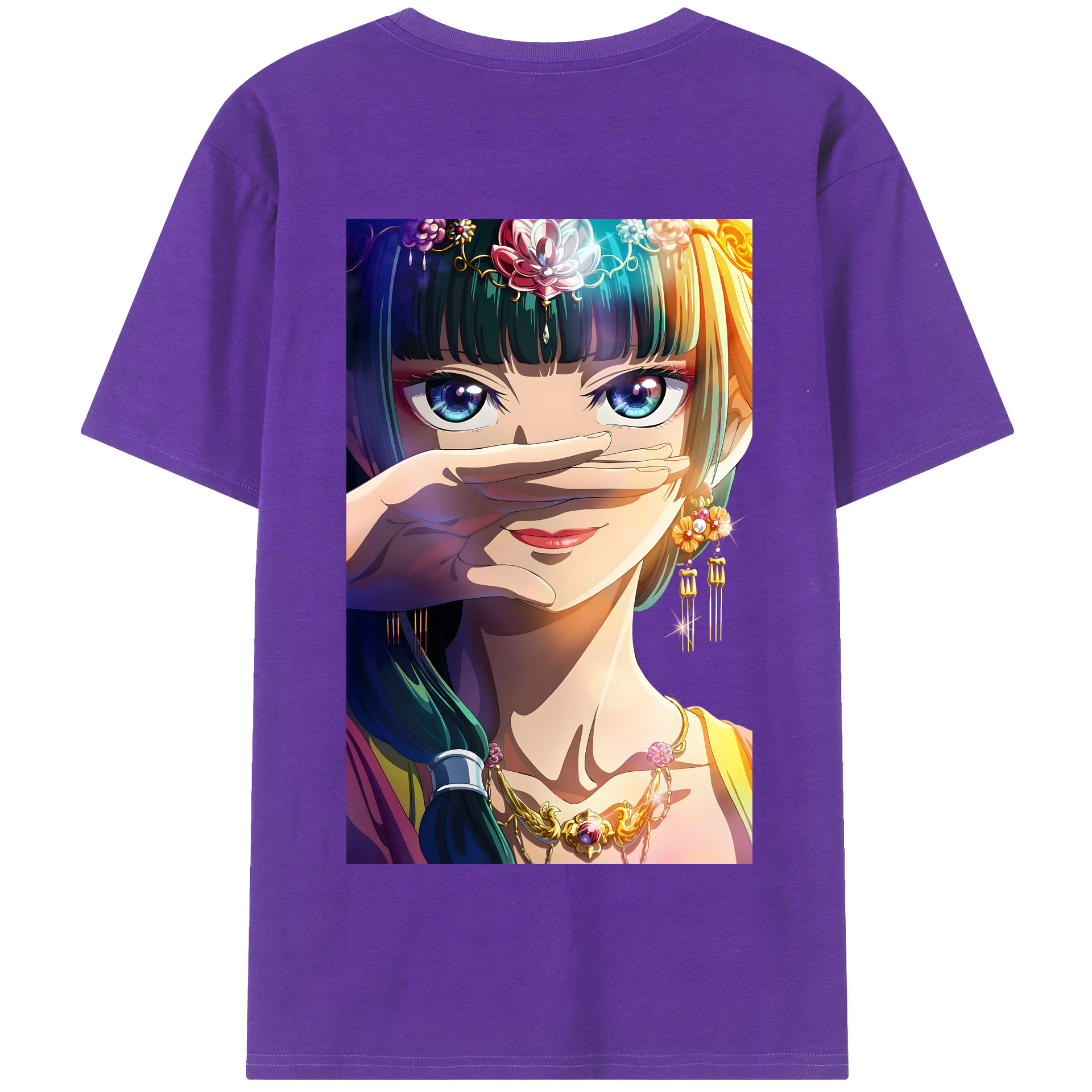 （画像用） 薬屋のひとりごと The Apothecary Diaries 綿100％半袖Tシャツ（背面プリント）